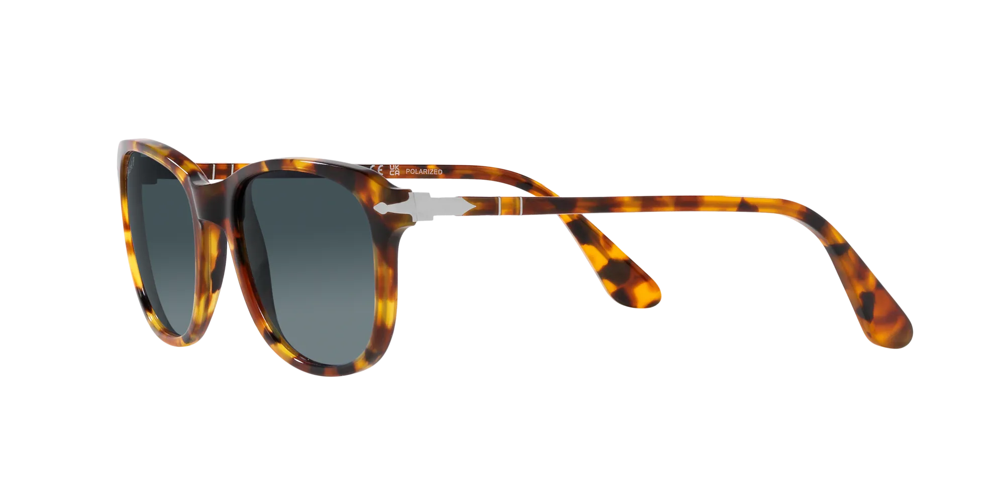 Persol PO1935S 1052S3 Occhiali da sole Acetato Tartaruga Blu Pillow Polarizzata Sfumato - immagine 4