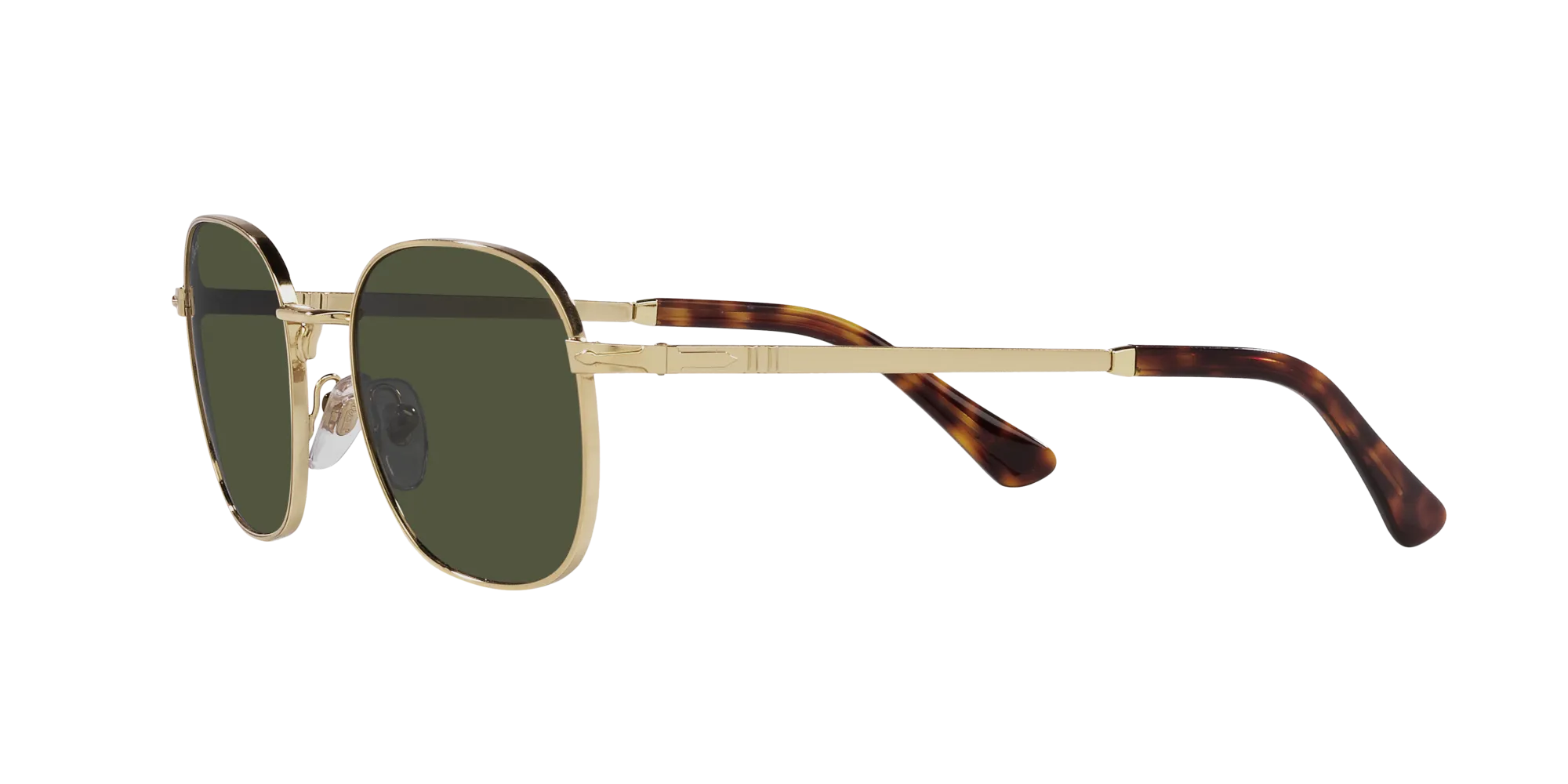 Persol PO1009S 515/31 Occhiali da sole Metallo Oro Verde Pillow Normale - immagine 4