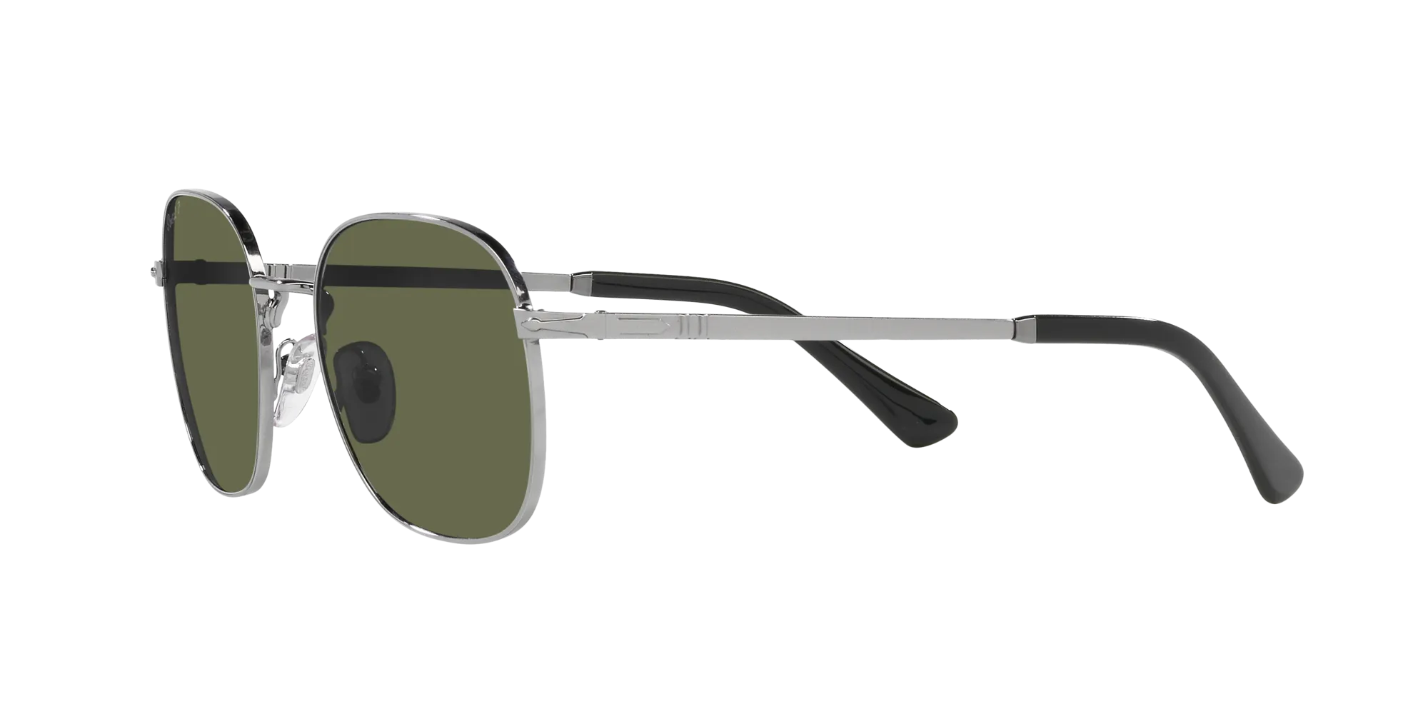 Persol PO1009S 513/58 Occhiali da sole Metallo Grigio Verde Pillow Polarizzata - immagine 4