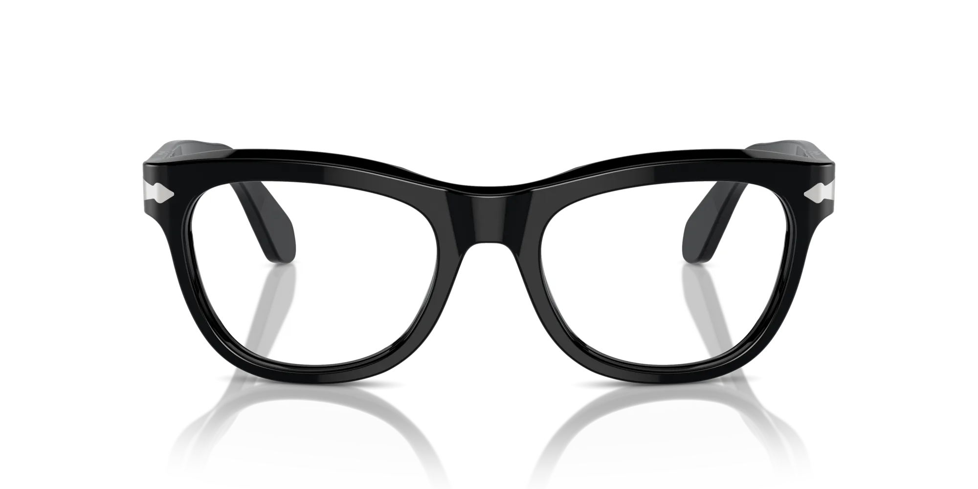 Persol PO0086V 95 Montature da vista Acetato Nero Trasparente Pillow Normale - immagine 3