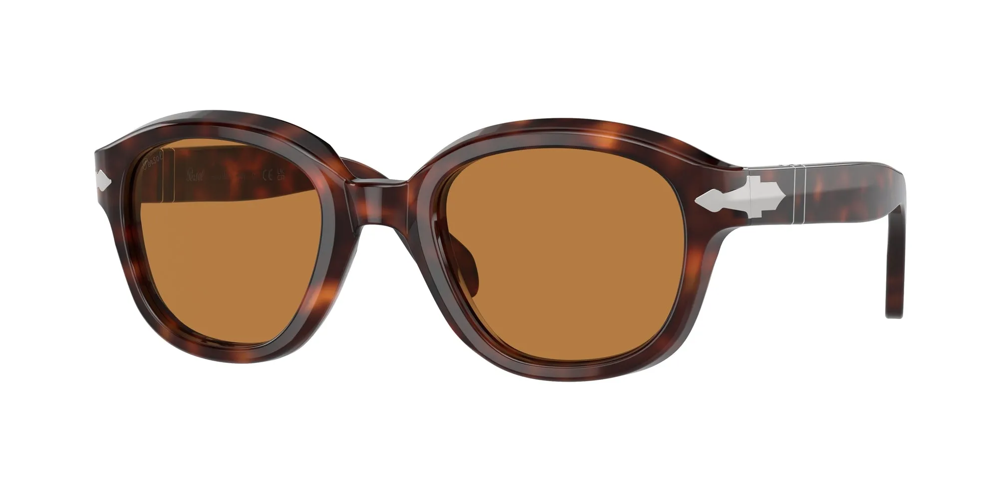 Persol PO0060S 24/53 Occhiali da sole Acetato Tartaruga Giallo Pantos Normale - immagine 1