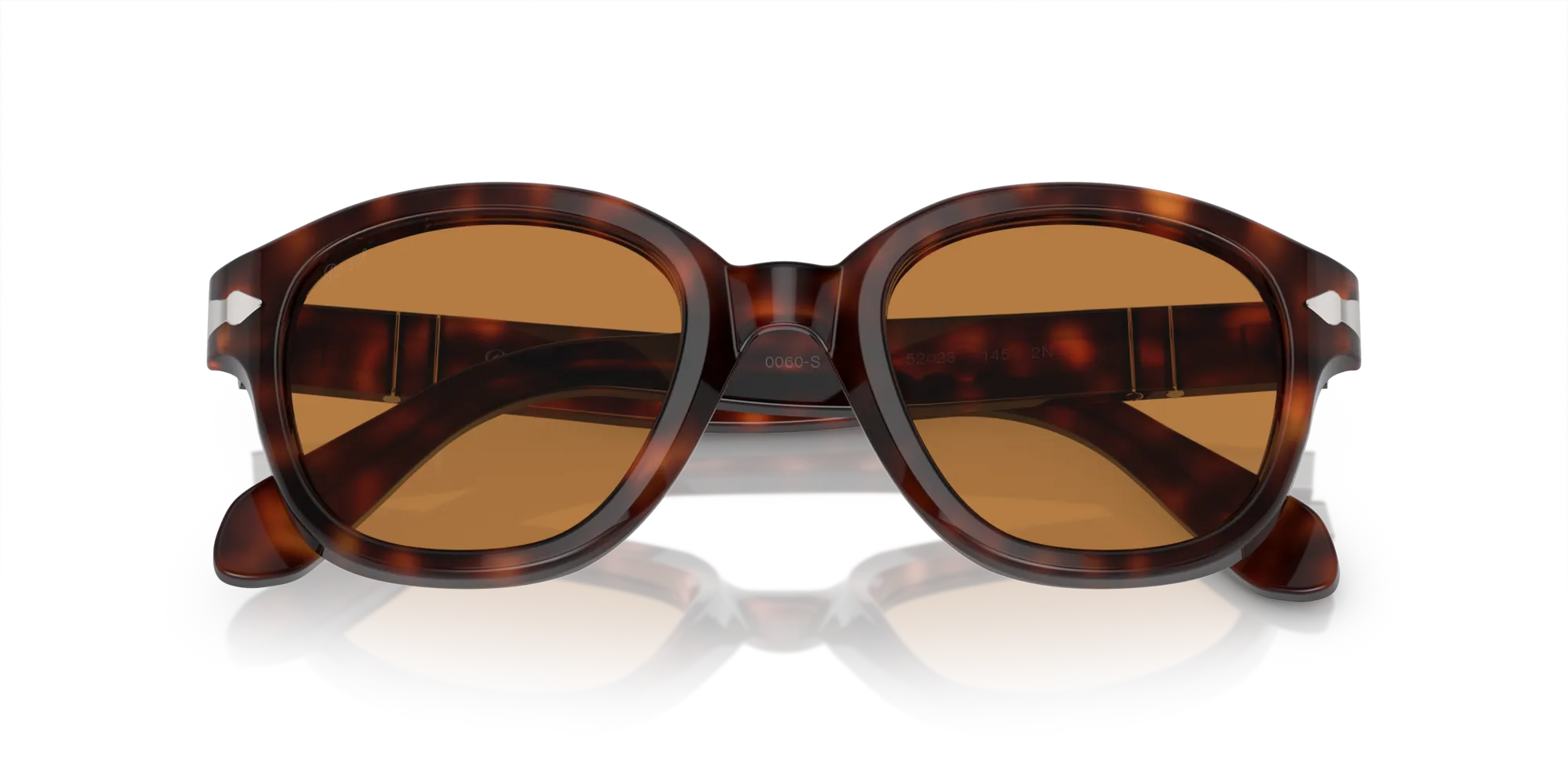 Persol PO0060S 24/53 Occhiali da sole Acetato Tartaruga Giallo Pantos Normale - immagine 2
