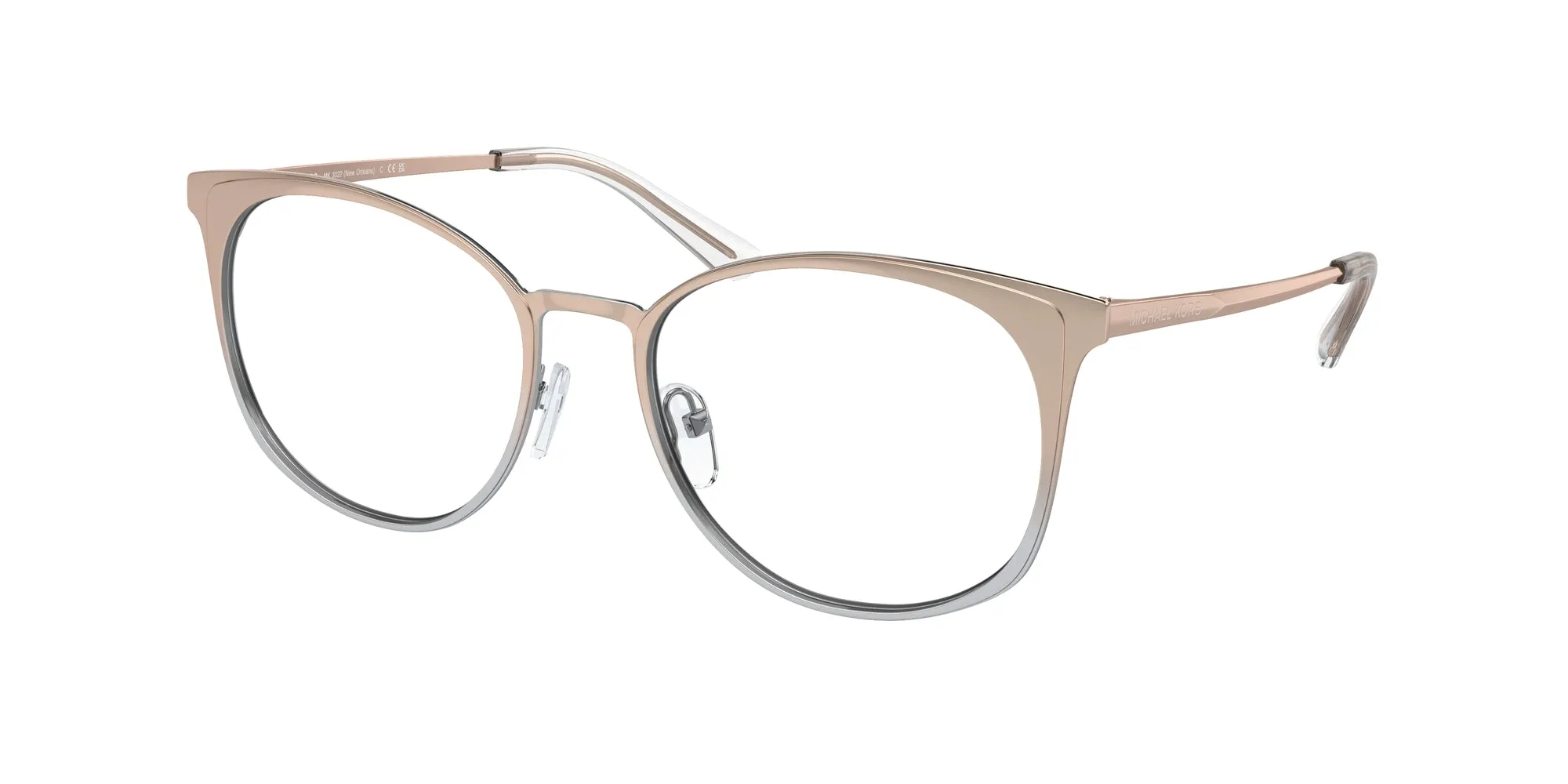 Michael Kors MK3022 NEW ORLEANS 1108 Montature da vista Metallo Oro Rotonda Normale - immagine 1