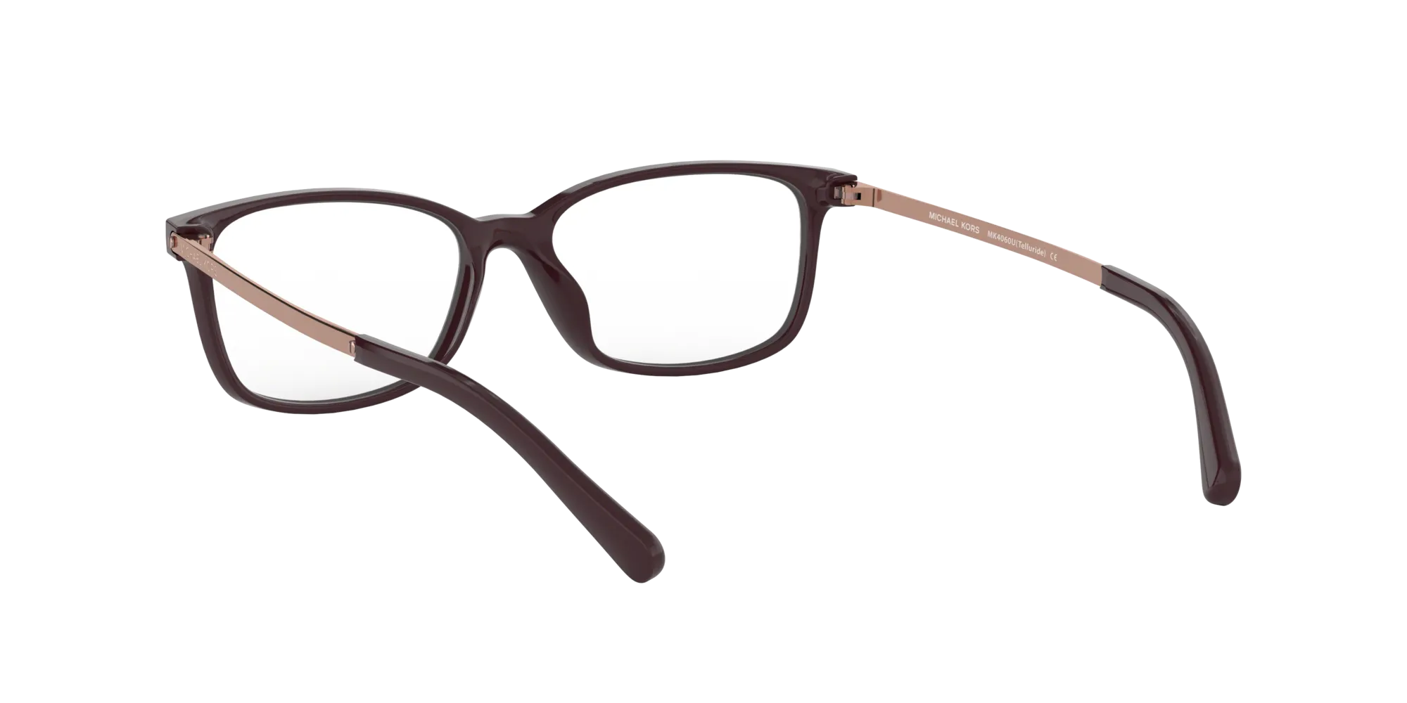 Michael Kors MK4060U TELLURIDE 3344 Montature da vista Iniettato Marrone Trasparente Squadrata Normale - immagine 4