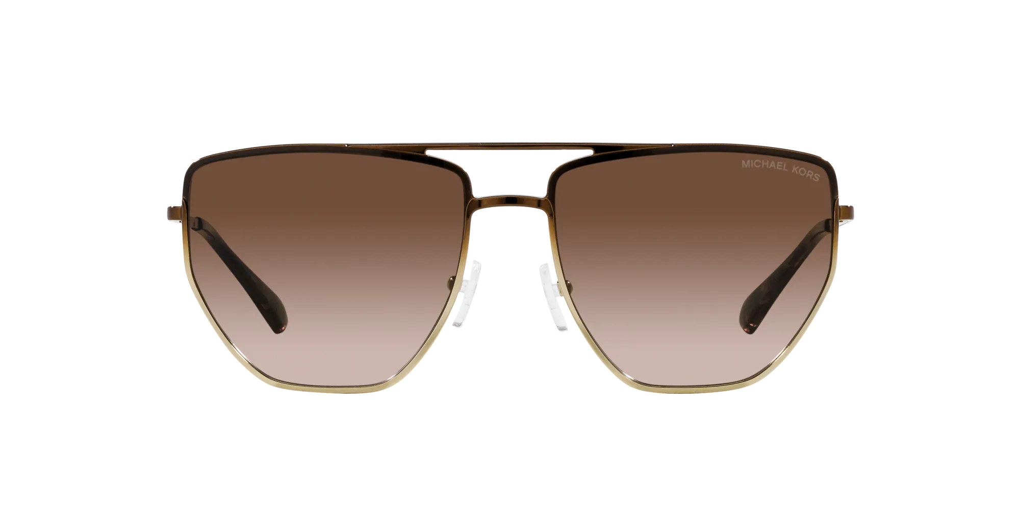 Michael Kors MK1126 PAROS 101413 Occhiali da sole Metallo Oro Marrone Pilot Normale Sfumato - immagine 2