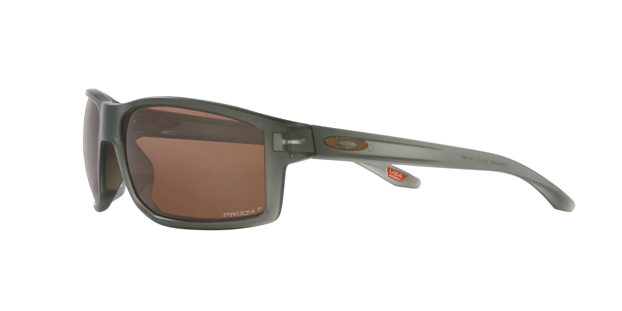 Oakley OO9449 GIBSTON 944924 Occhiali da sole O_Matter Grigio Marrone Squadrata Polarizzata Prizm - immagine 4
