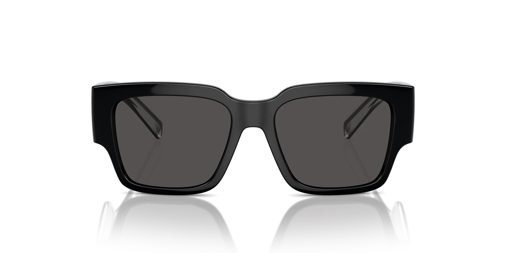 Dolce & Gabbana DX6004 501/87 Occhiali da sole Iniettato Nero Grigio Squadrata Normale - immagine 3