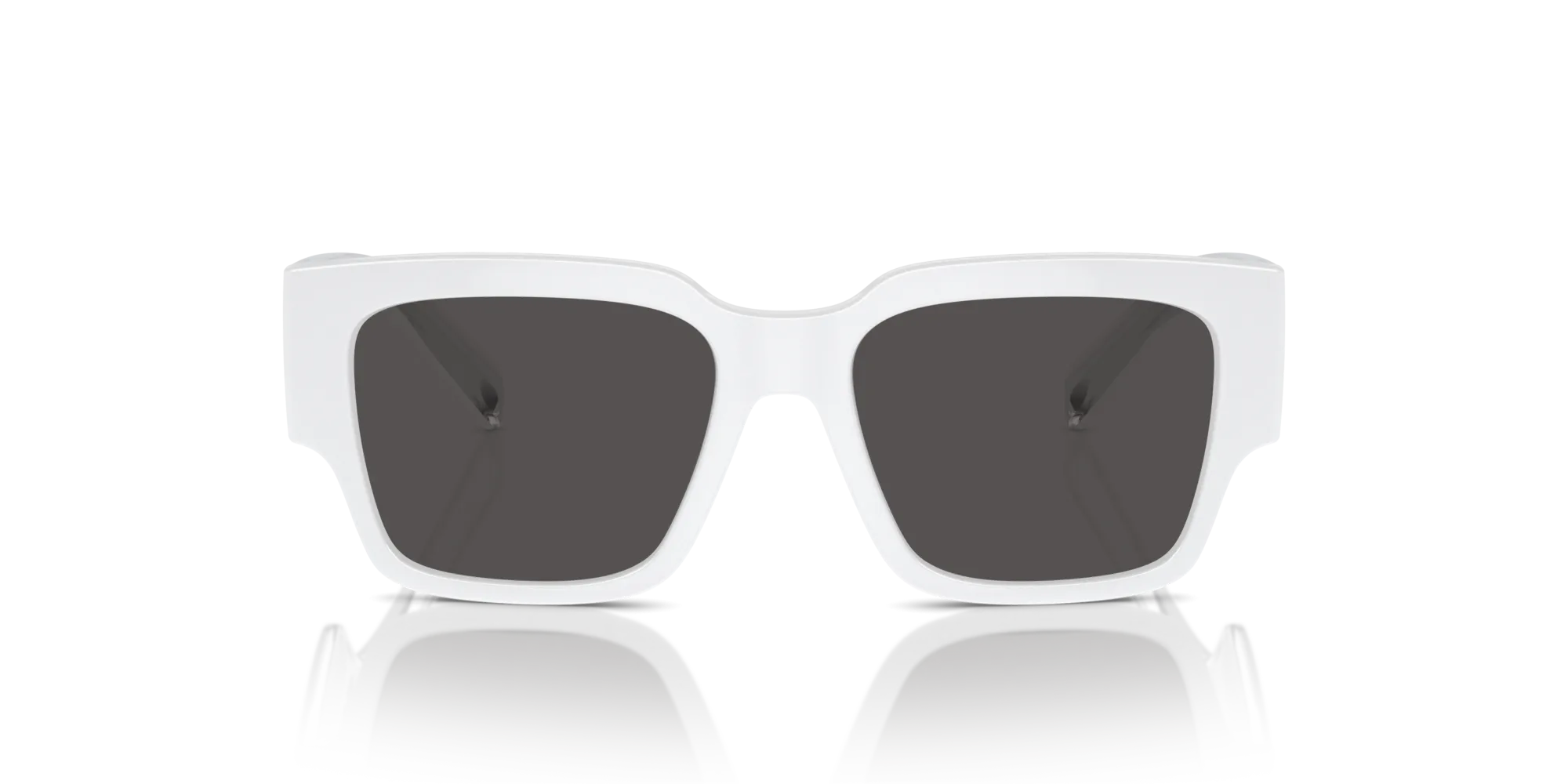 Dolce & Gabbana DX6004 331287 Occhiali da sole Iniettato Bianco Grigio Squadrata Normale - immagine 3