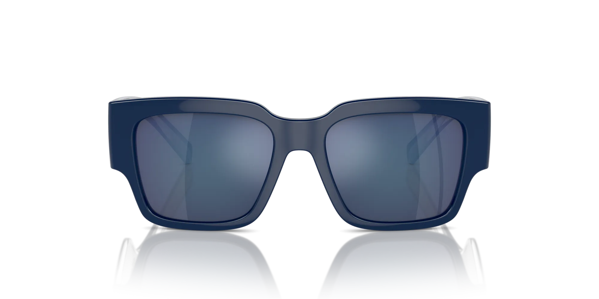 Dolce & Gabbana DX6004 309455 Occhiali da sole Iniettato Blu Blu Squadrata Specchiate - immagine 3