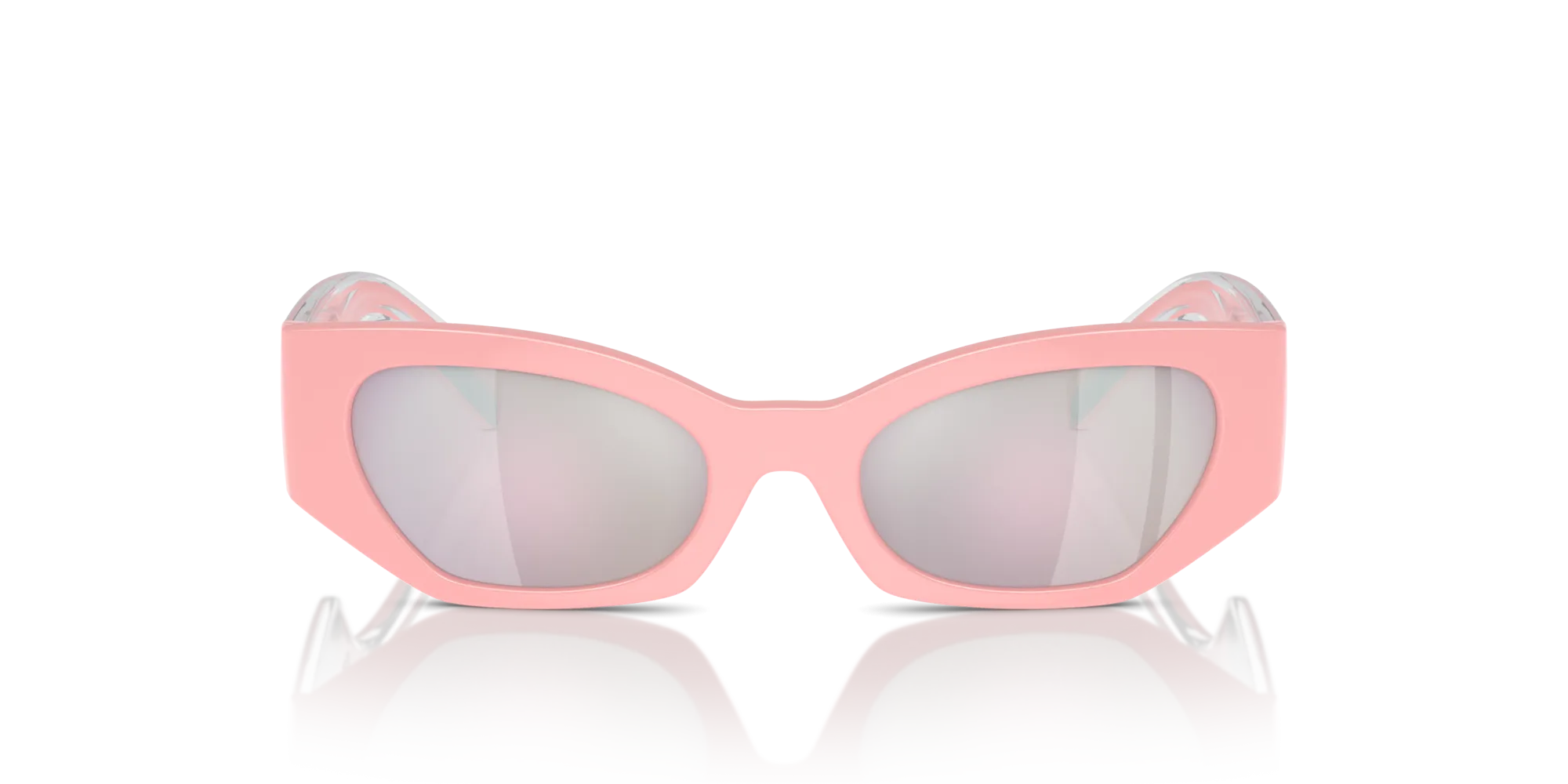 Dolce & Gabbana DX6003 30987V Occhiali da sole Iniettato Rosa Rosa Cat Eye Specchiate - immagine 3