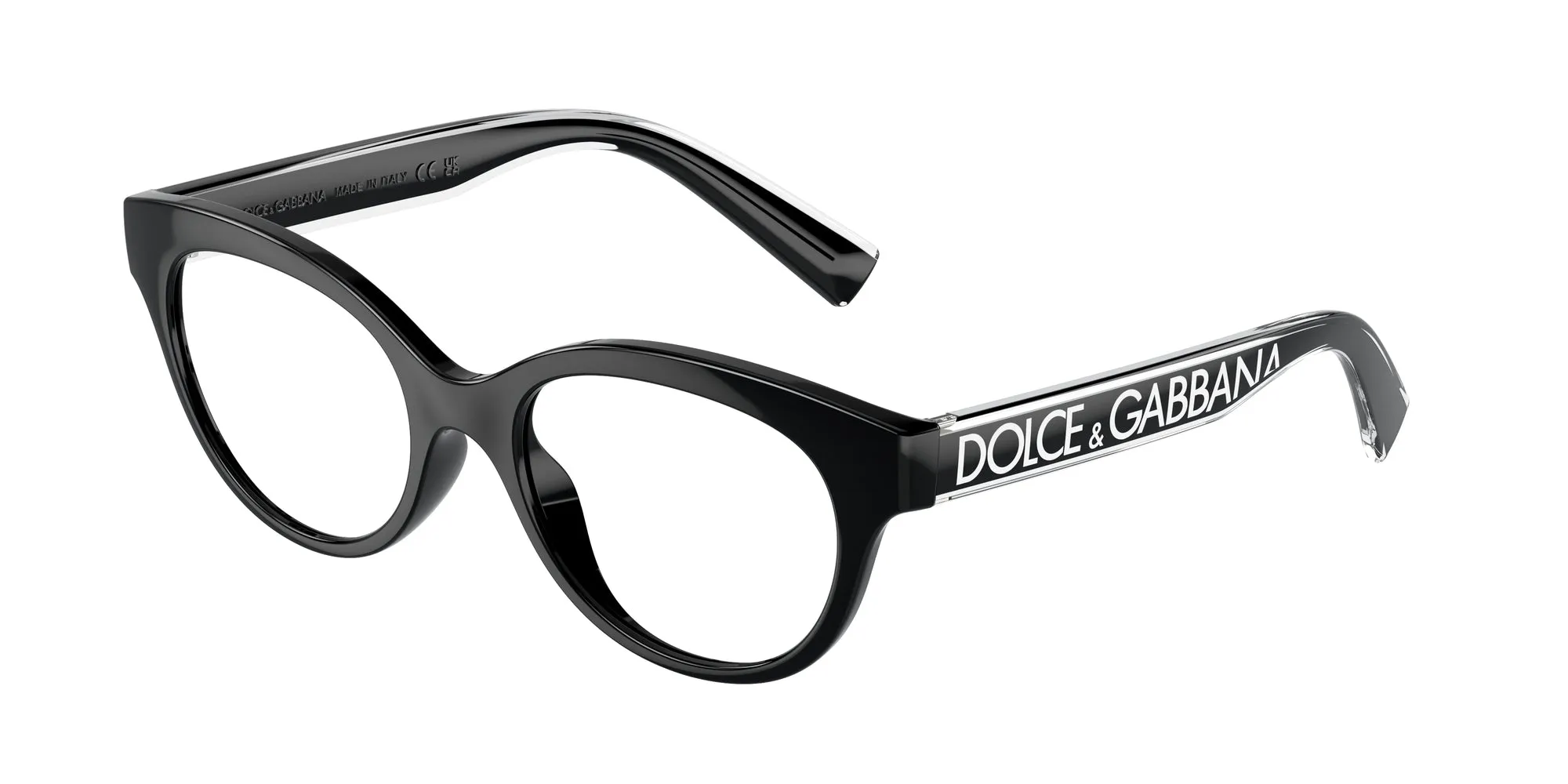 Dolce & Gabbana DX5003 501 Montature da vista Iniettato Nero Trasparente Pantos Normale - immagine 1