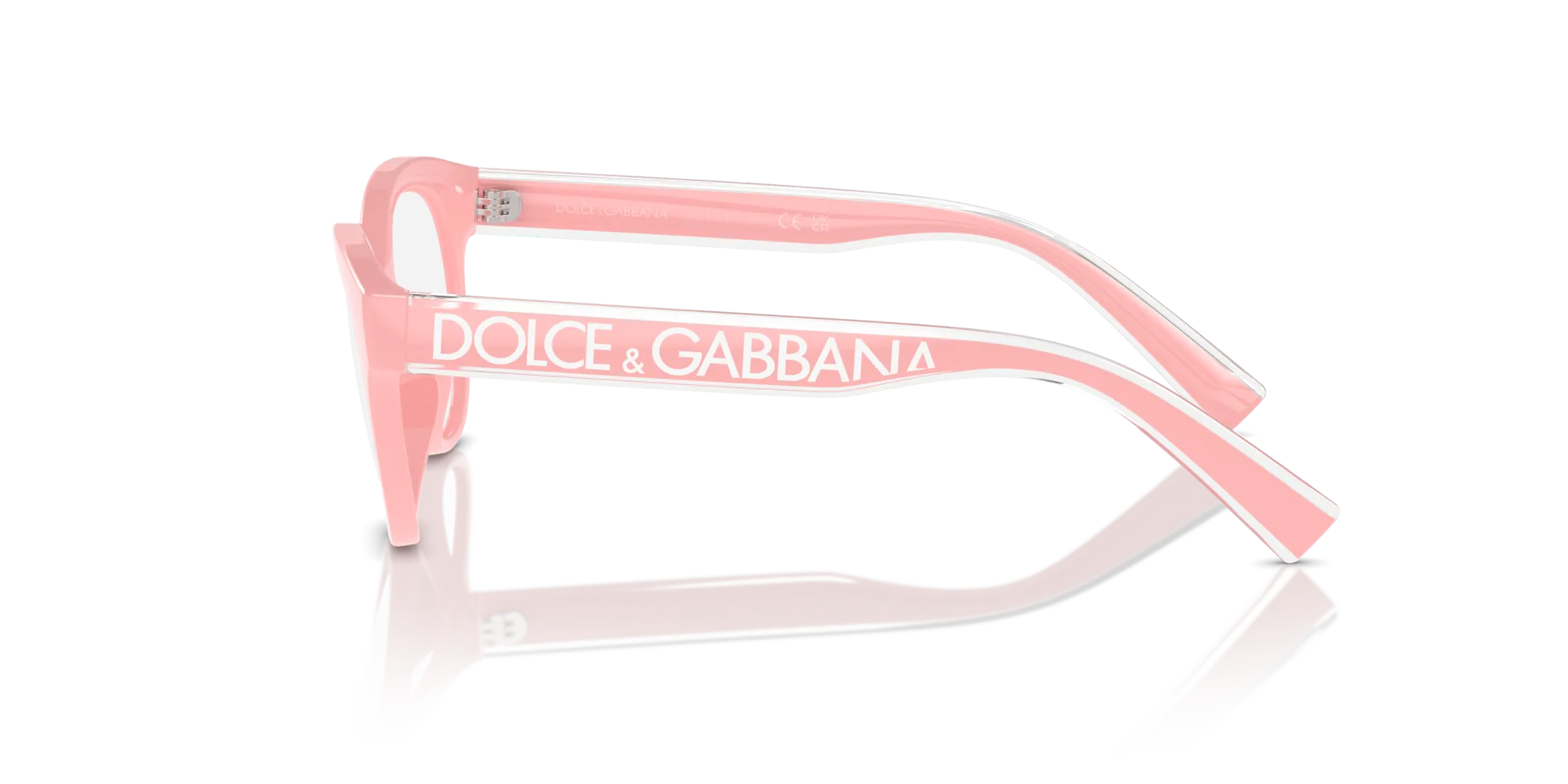 Dolce & Gabbana DX5003 3098 Montature da vista Iniettato Rosa Pantos Normale - immagine 4