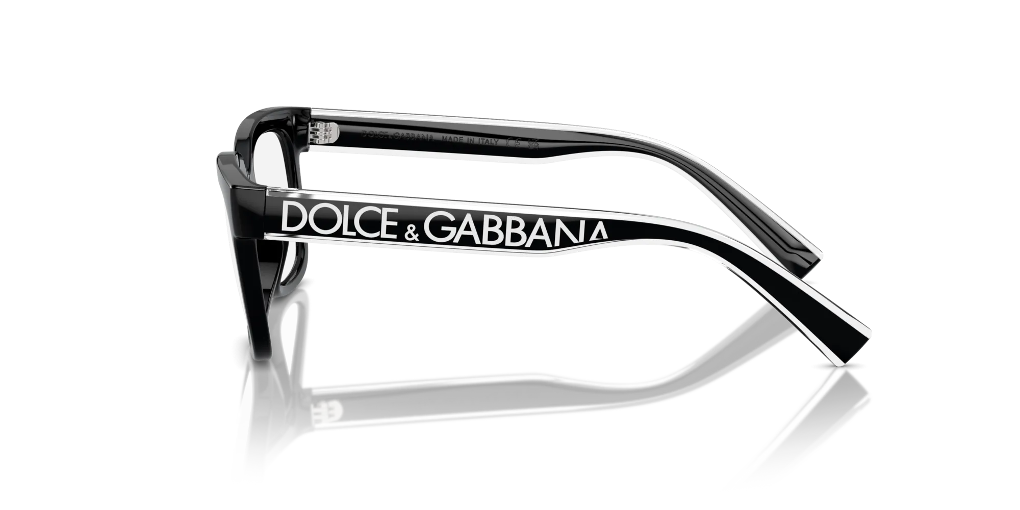 Dolce & Gabbana DX5002 501 Montature da vista Iniettato Nero Squadrata Normale - immagine 4