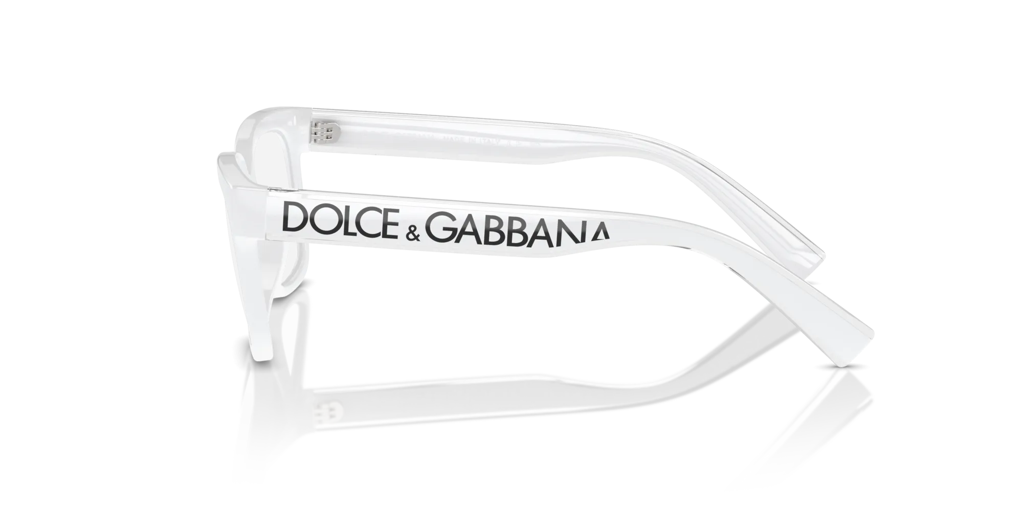 Dolce & Gabbana DX5002 3312 Montature da vista bambino Iniettato Bianco Trasparente Squadrata Normale - immagine 4