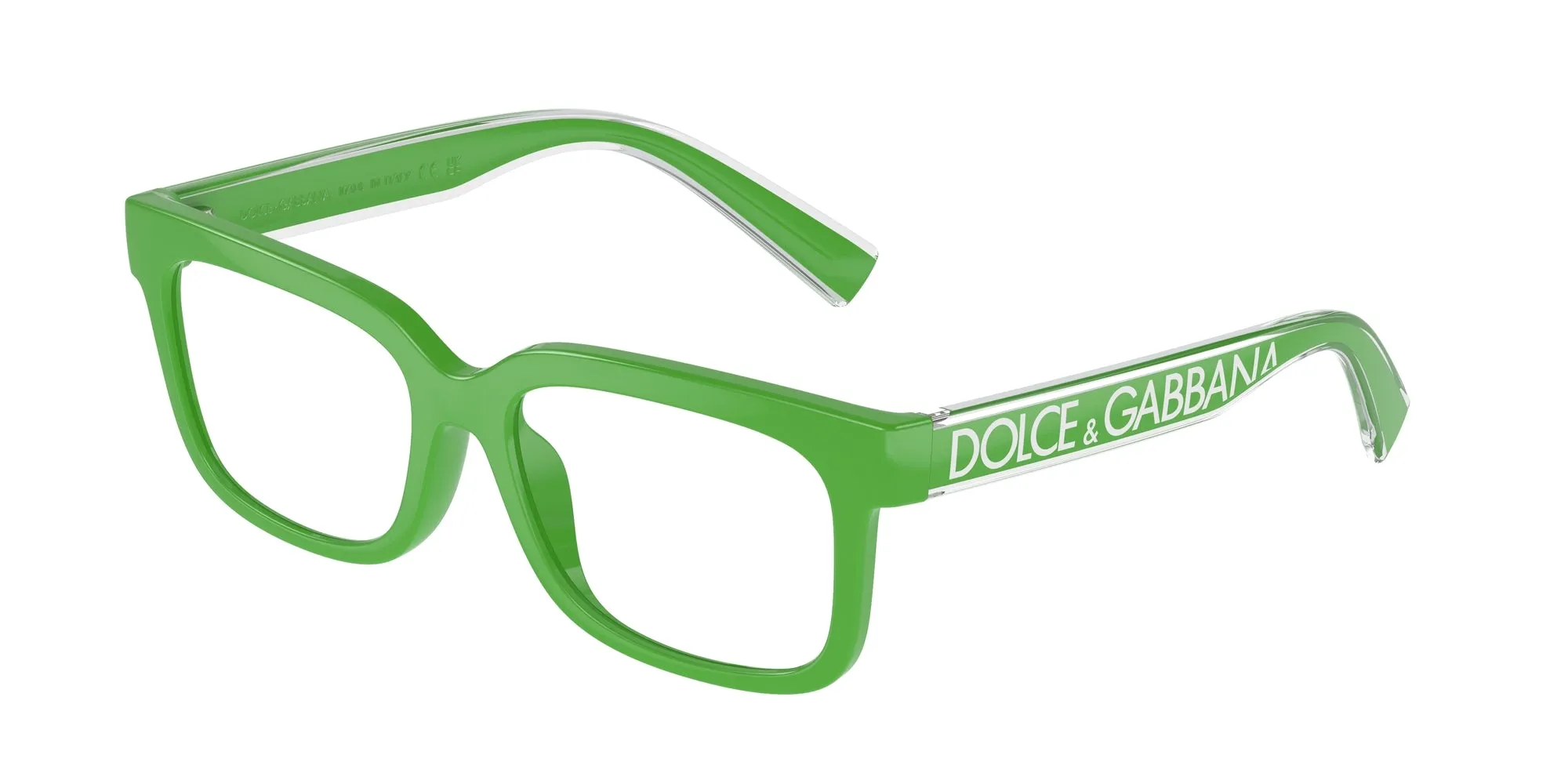 Dolce & Gabbana DX5002 3311 Montature da vista bambino Iniettato Verde Squadrata Normale - immagine 1