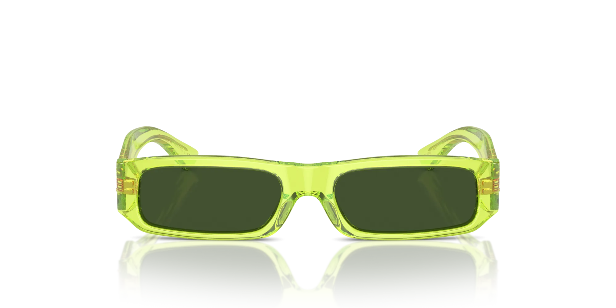 Dolce & Gabbana DX4005 344171 Occhiali da sole Acetato Verde Verde Squadrata Normale - immagine 3