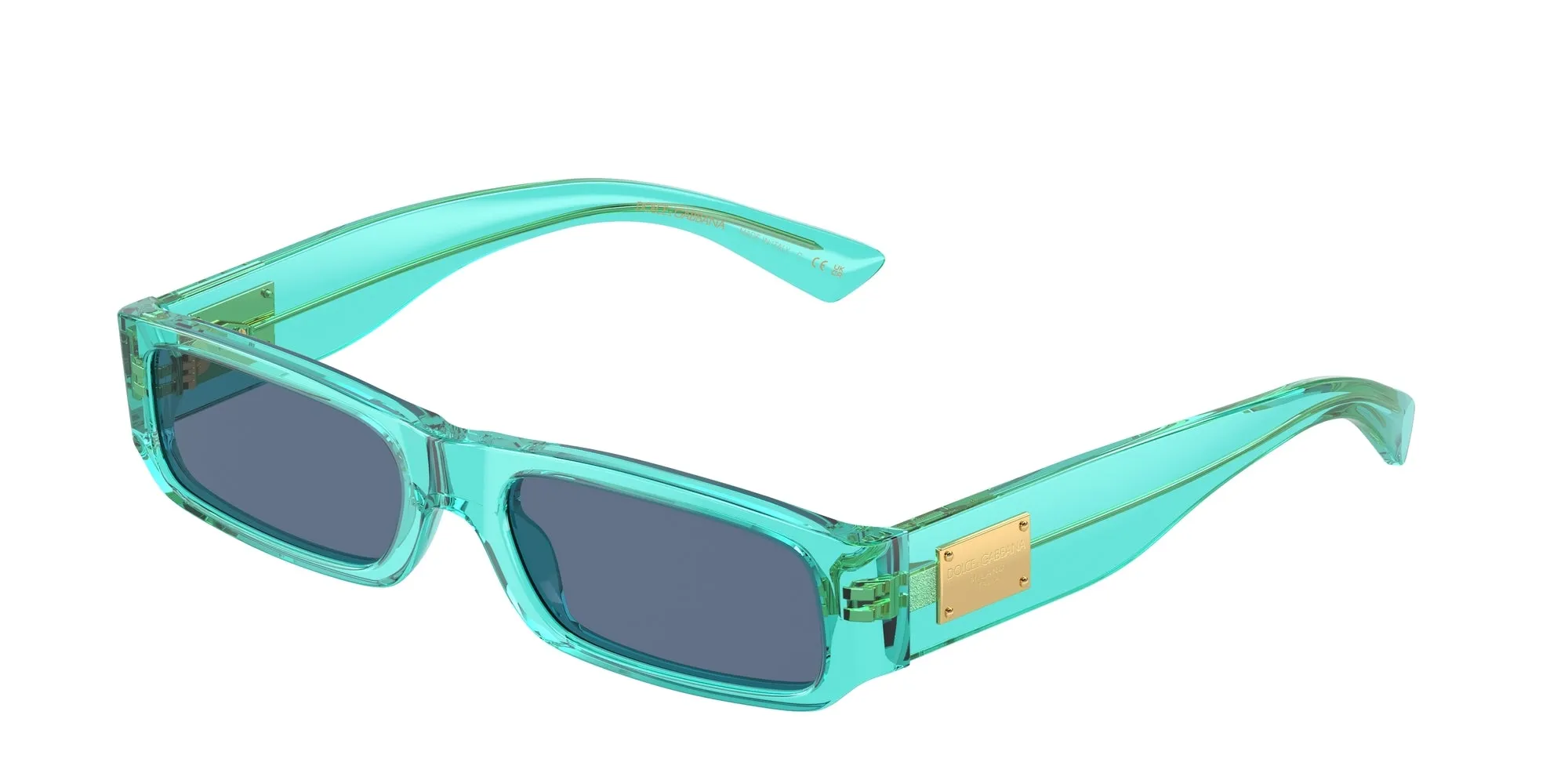 Dolce & Gabbana DX4005 332280 Occhiali da sole bambino Acetato Blu Blu Squadrata Normale - immagine 1