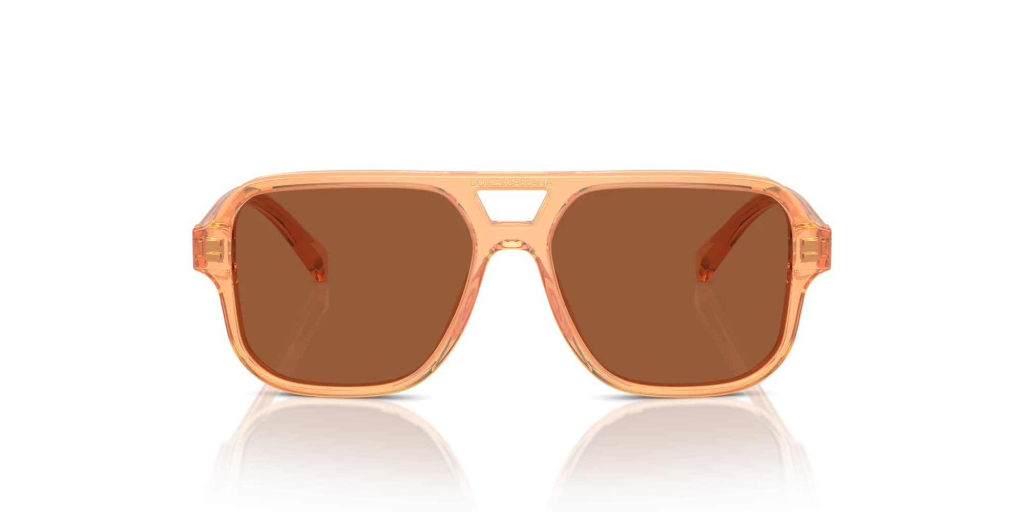 Dolce & Gabbana DX4003 344273 Occhiali da sole bambino Acetato Arancione Marrone Pilot Normale - immagine 3