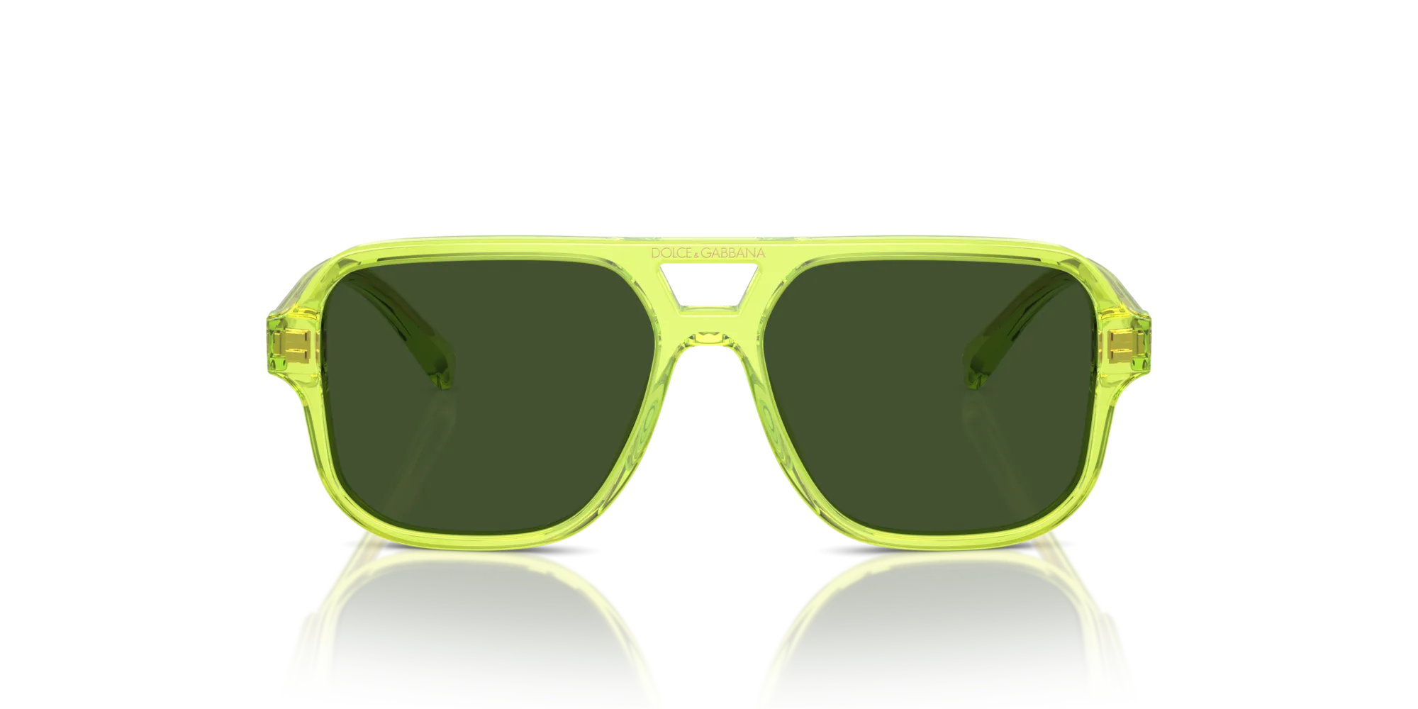 Dolce & Gabbana DX4003 344171 Occhiali da sole bambino Acetato Verde Verde Pilot Normale - immagine 3