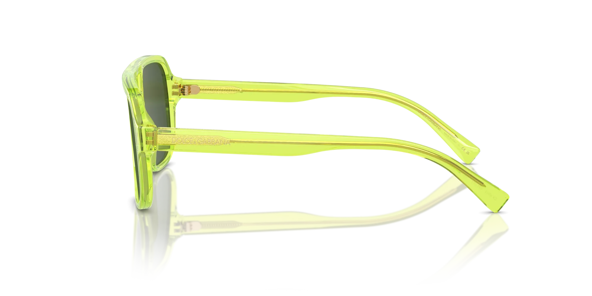 Dolce & Gabbana DX4003 344171 Occhiali da sole bambino Acetato Verde Verde Pilot Normale - immagine 4