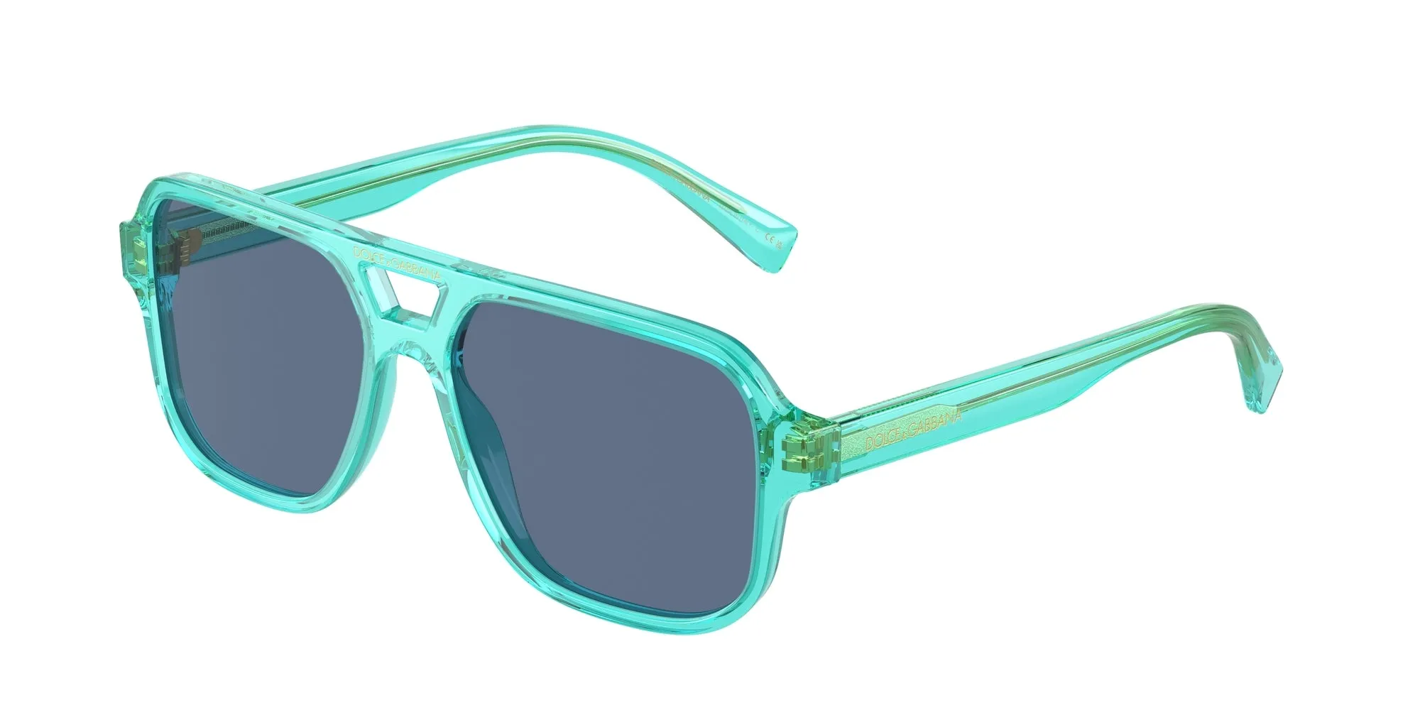 Dolce & Gabbana DX4003 332280 Occhiali da sole bambino Acetato Blu Blu Pilot Normale - immagine 1