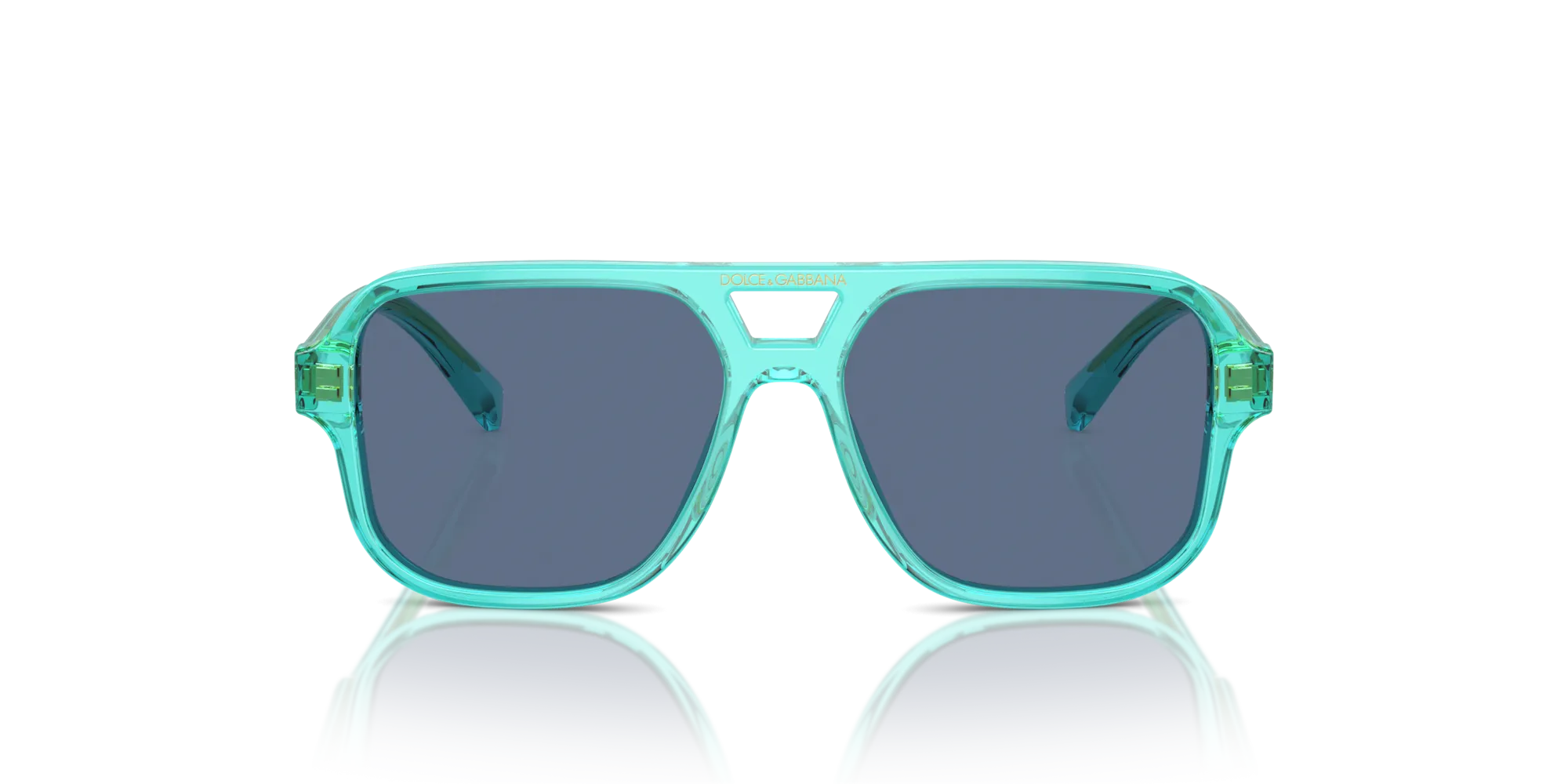 Dolce & Gabbana DX4003 332280 Occhiali da sole bambino Acetato Blu Blu Pilot Normale - immagine 3