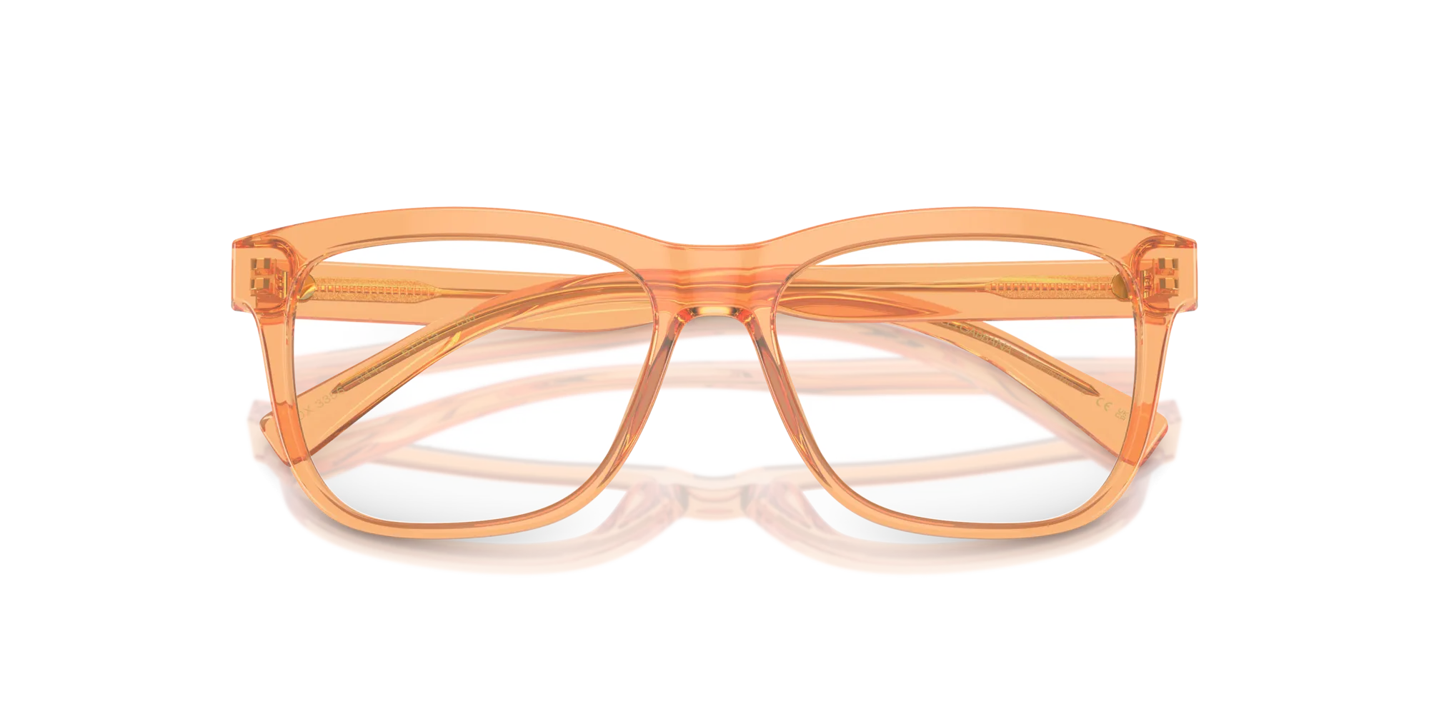 Dolce & Gabbana DX3356 3442 Montature da vista bambino Acetato Arancione Trasparente Squadrata Normale - immagine 2