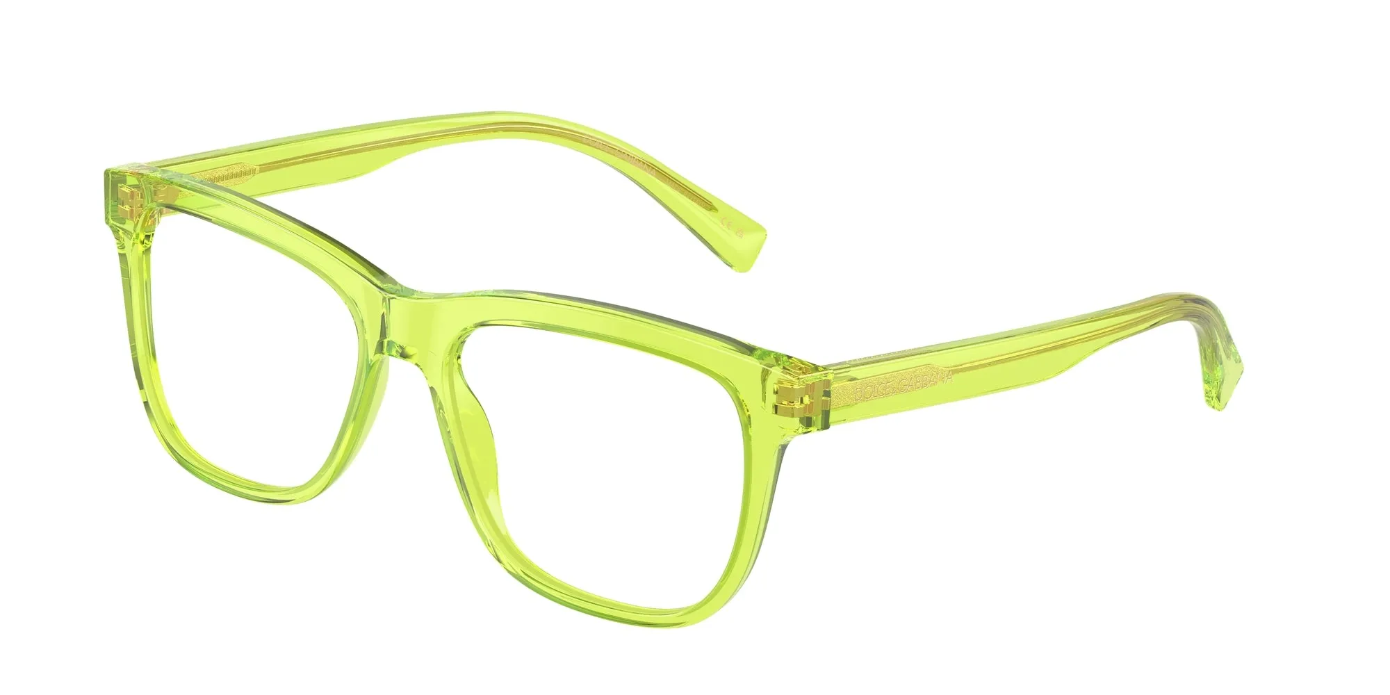 Dolce & Gabbana DX3356 3441 Montature da vista bambino Acetato Verde Trasparente Squadrata Normale - immagine 1