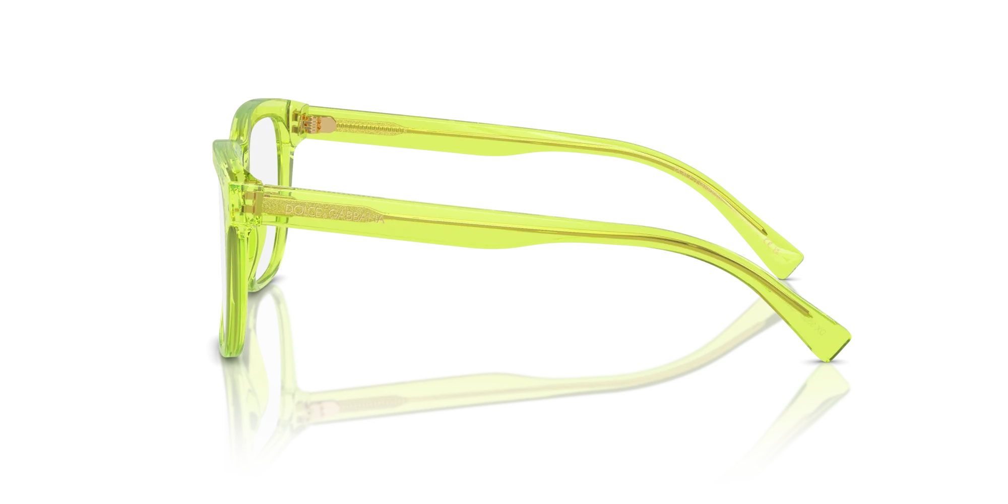 Dolce & Gabbana DX3356 3441 Montature da vista bambino Acetato Verde Trasparente Squadrata Normale - immagine 4