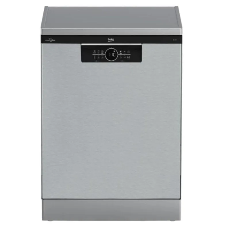 Lavastoviglie Beko BDFN26531X 15 Coperti Classe D Acciaio Inox Nero Touch LED - immagine 1