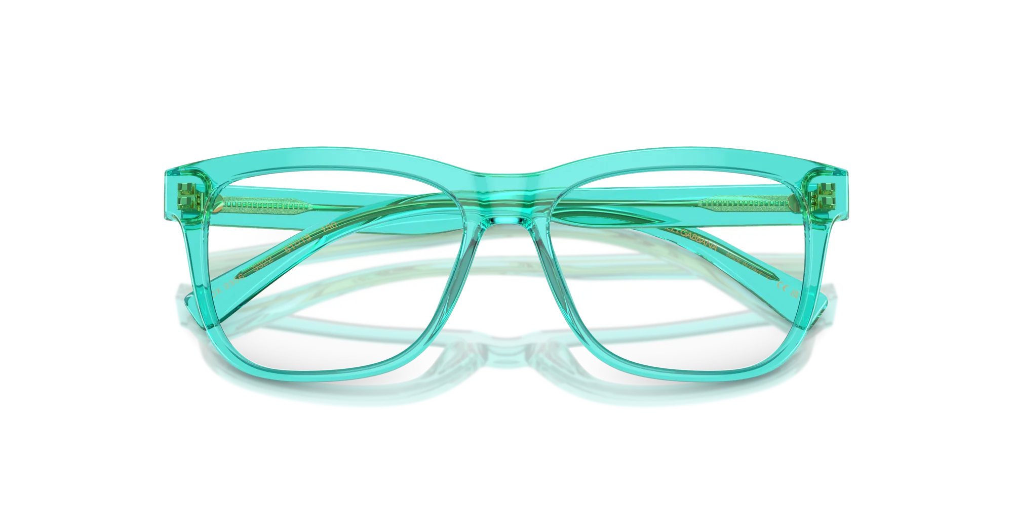 Dolce & Gabbana DX3356 3322 Montature da vista bambino Acetato Blu Trasparente Squadrata Normale - immagine 2