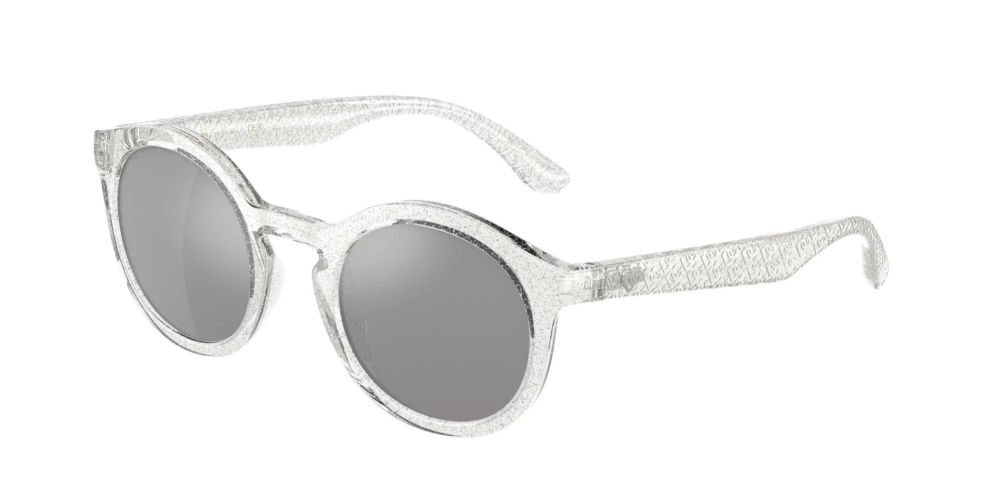 Dolce & Gabbana DX6002 31086G Occhiali da sole Iniettato Trasparente Grigio Pantos Specchiate - immagine 1