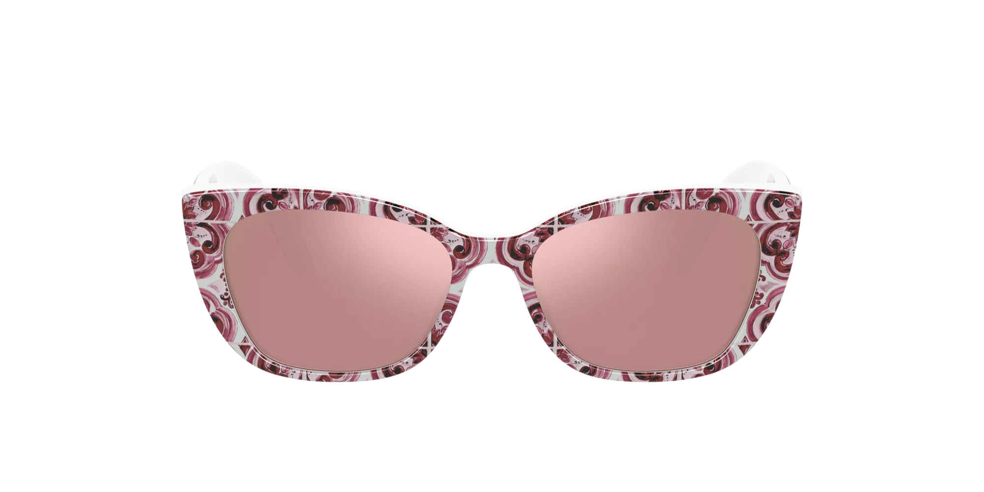 Dolce & Gabbana DX4427 3425E4 Occhiali da sole Acetato Multi-colore Rosa Cat Eye Specchiate - immagine 2