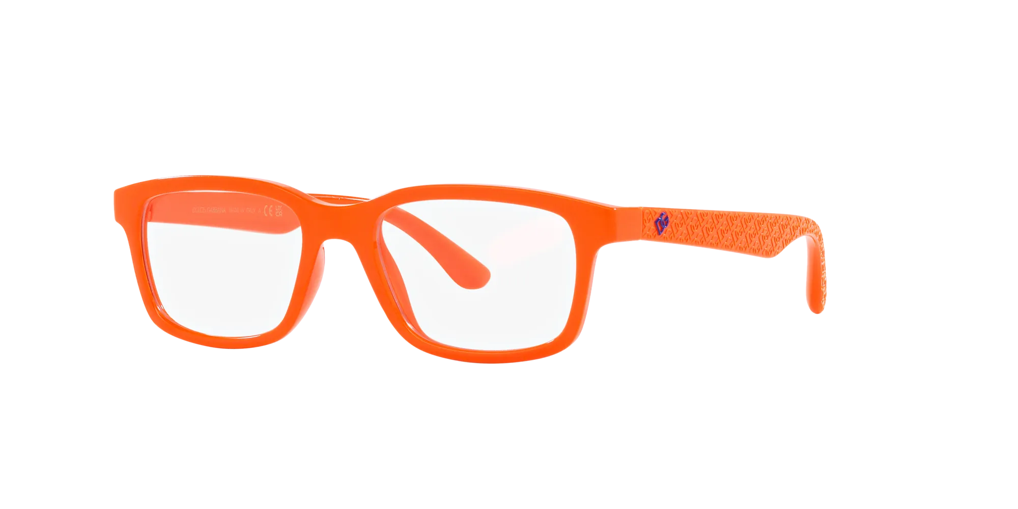Dolce & Gabbana DX5097 3338 Montature da vista Nylon Arancione Squadrata Normale - immagine 3
