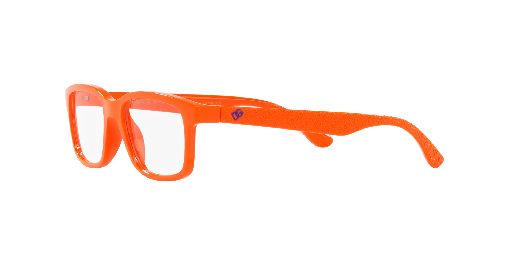 Dolce & Gabbana DX5097 3338 Montature da vista Nylon Arancione Trasparente Squadrata Normale - immagine 4