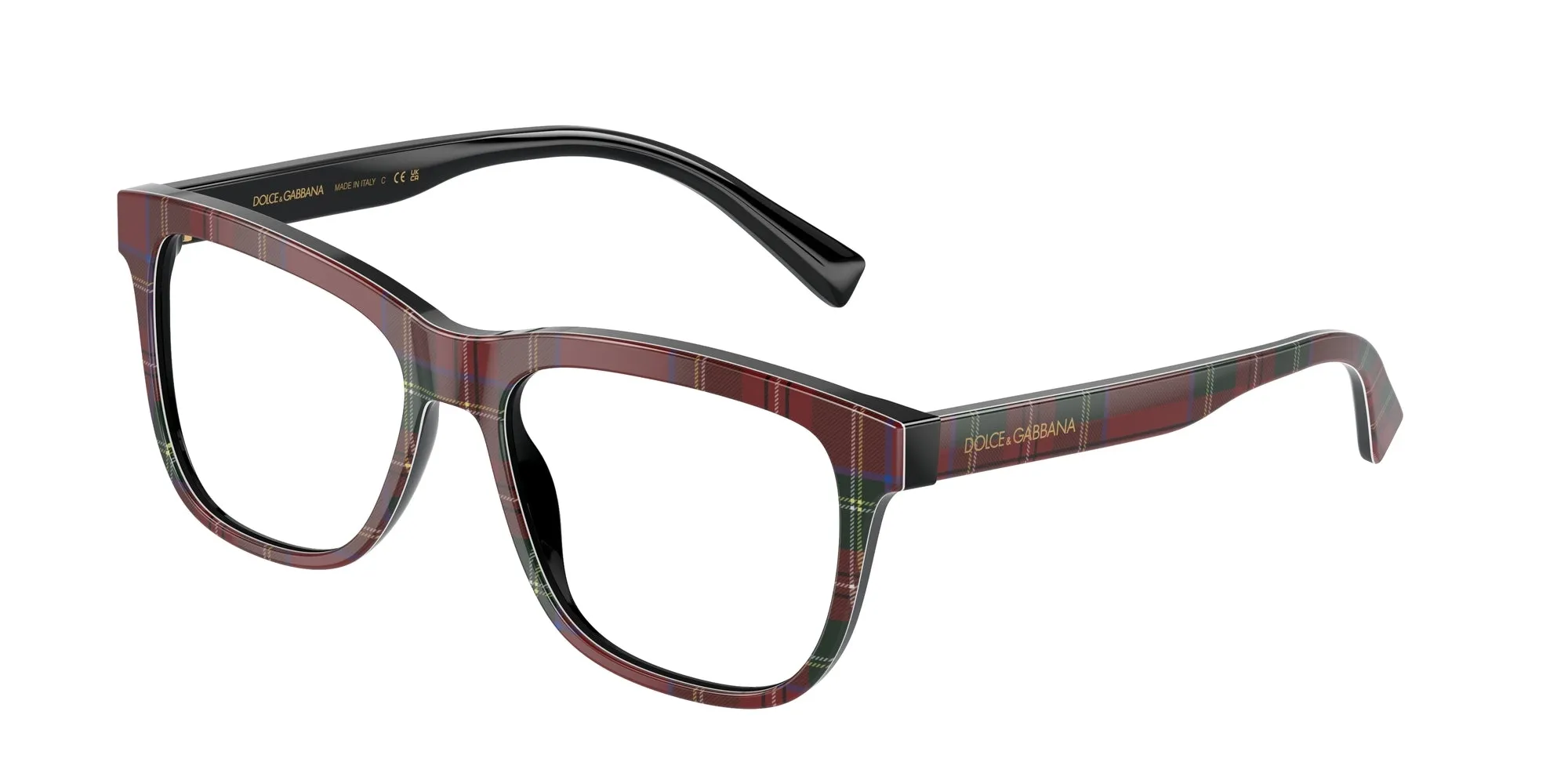 Dolce & Gabbana DX3356 3397 Montature da vista Acetato Rosso Squadrata Normale - immagine 1