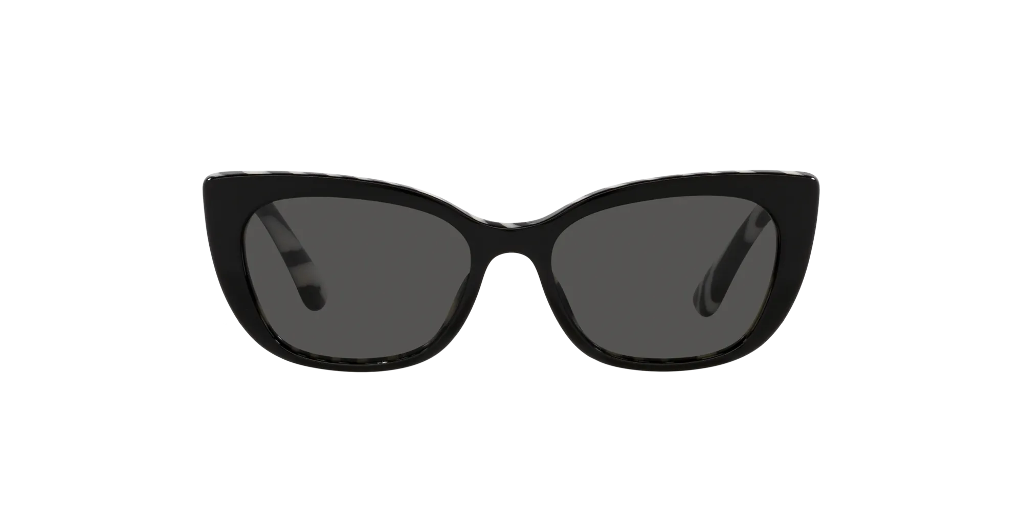 Dolce & Gabbana DX4427 337287 Occhiali da sole Acetato Nero Grigio Cat Eye Normale - immagine 2