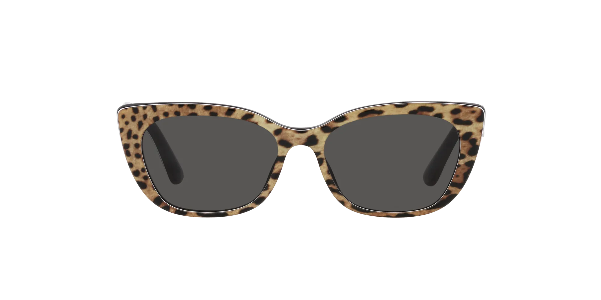 Dolce & Gabbana DX4427 316387 Occhiali da sole Acetato Nero Grigio Cat Eye Normale - immagine 2