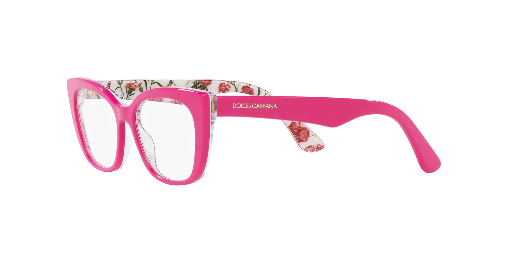 Dolce & Gabbana DX3357 3408 Montature da vista Acetato Rosa Cat Eye Normale - immagine 4