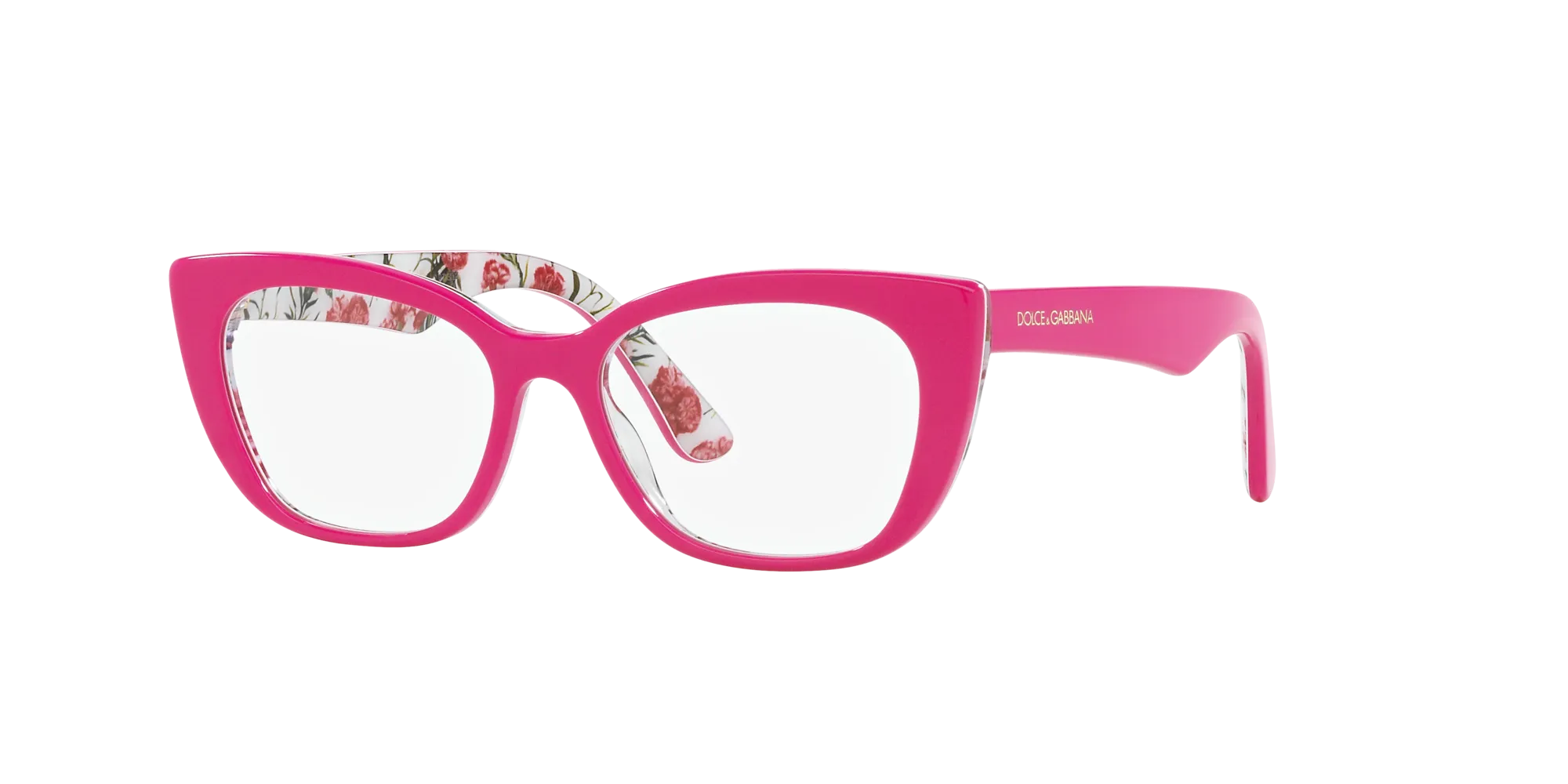 Dolce & Gabbana DX3357 3408 Montature da vista Acetato Rosa Cat Eye Normale - immagine 3