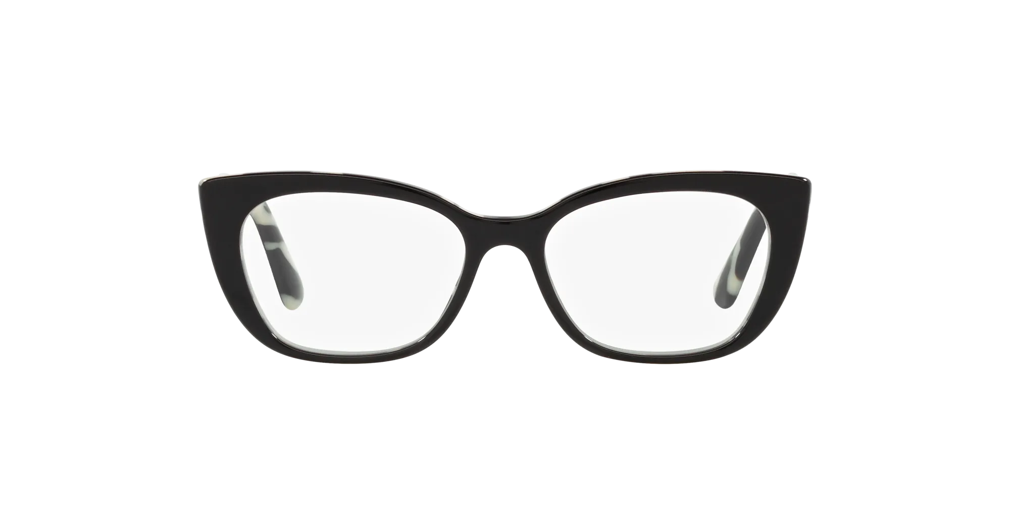 Dolce & Gabbana DX3357 3372 Montature da vista Acetato Nero Cat Eye Normale - immagine 2