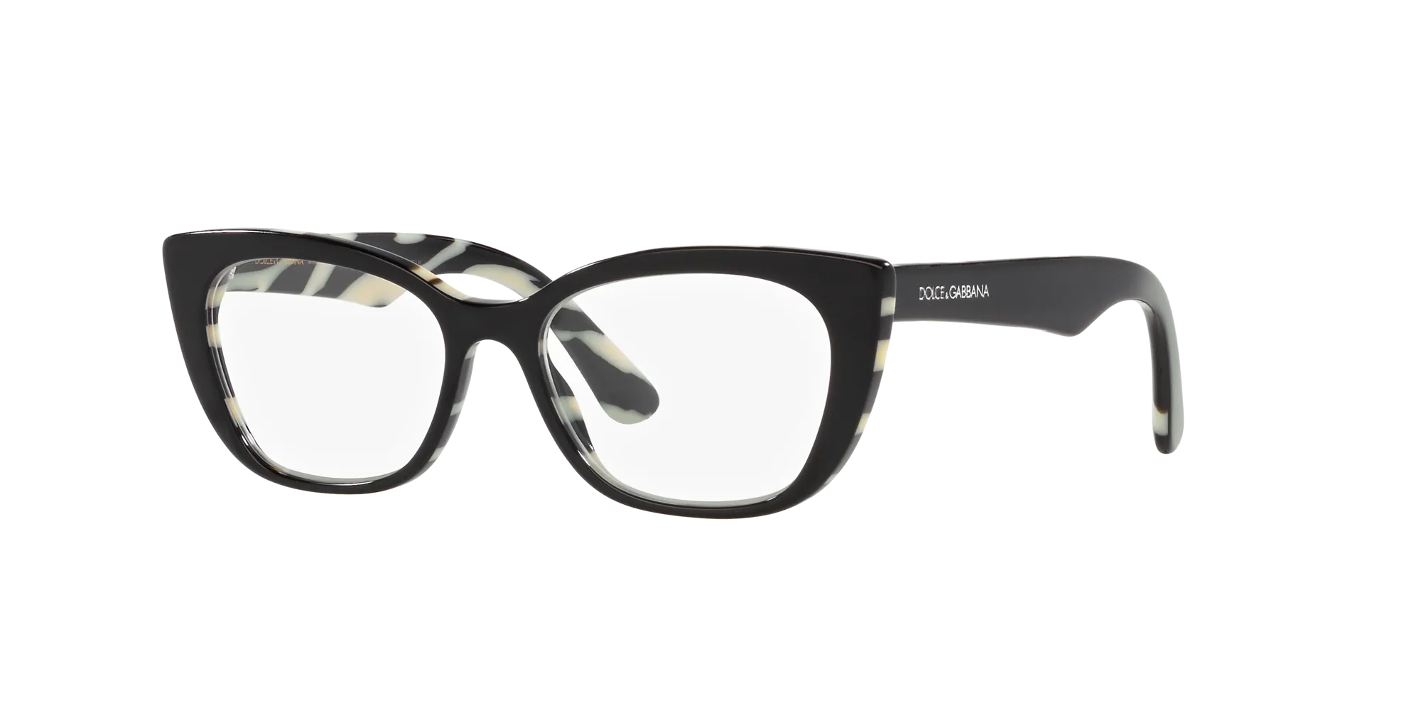 Dolce & Gabbana DX3357 3372 Montature da vista Acetato Nero Cat Eye Normale - immagine 3