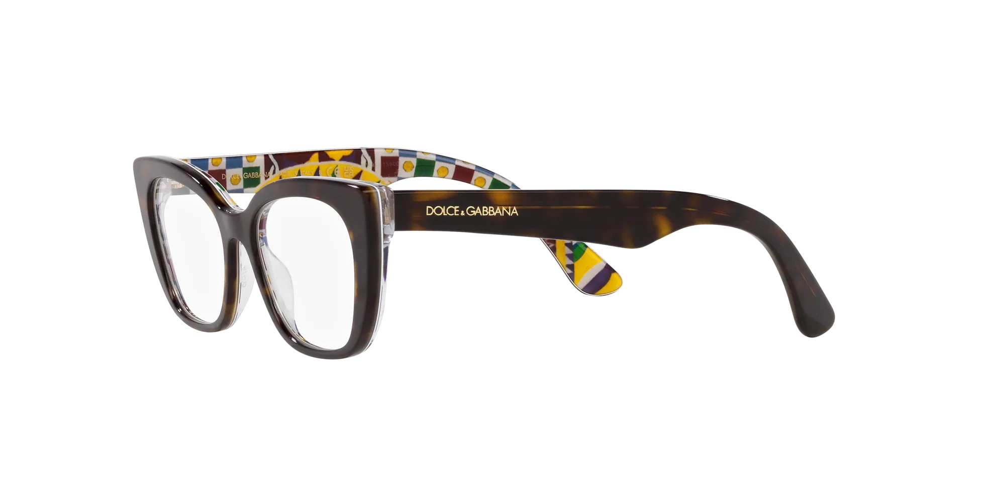 Dolce & Gabbana DX3357 3217 Montature da vista Acetato Tartaruga Cat Eye Normale - immagine 4