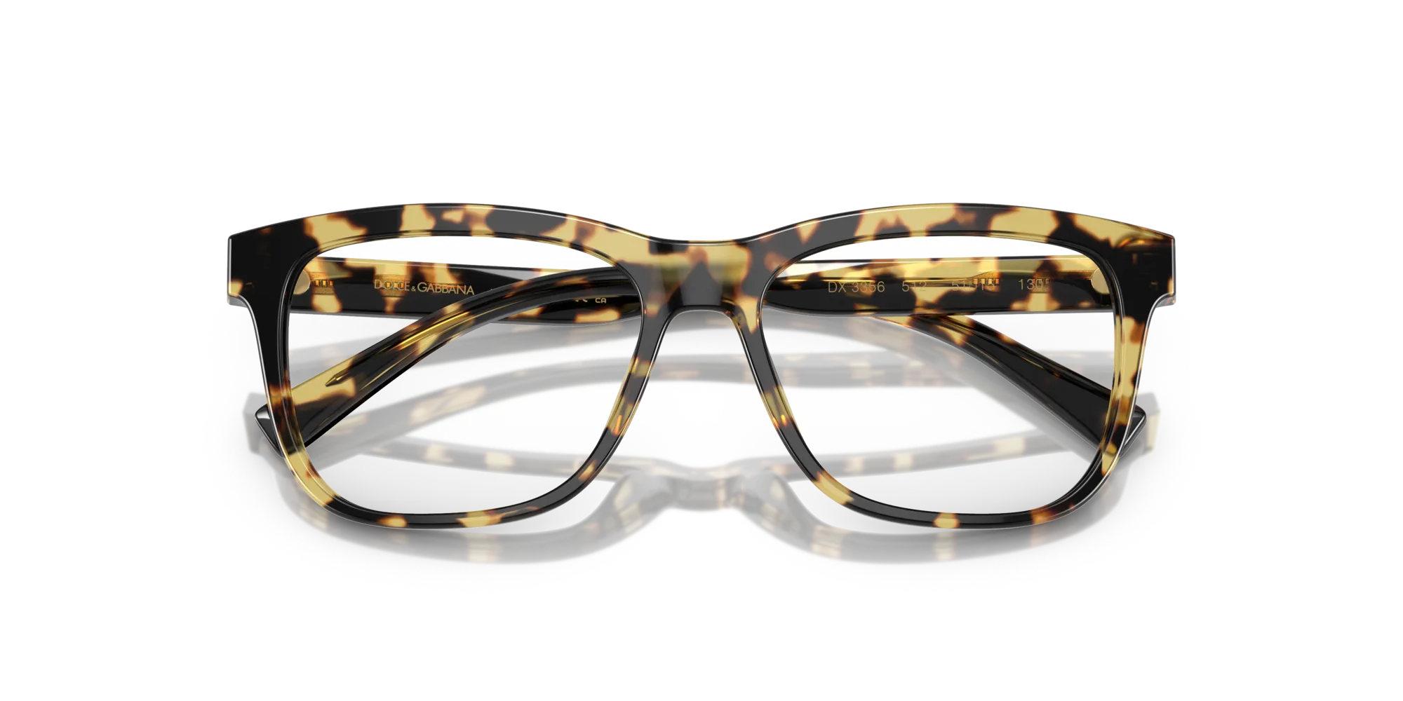 Dolce & Gabbana DX3356 512 Montature da vista Acetato Tartaruga Squadrata Normale - immagine 2