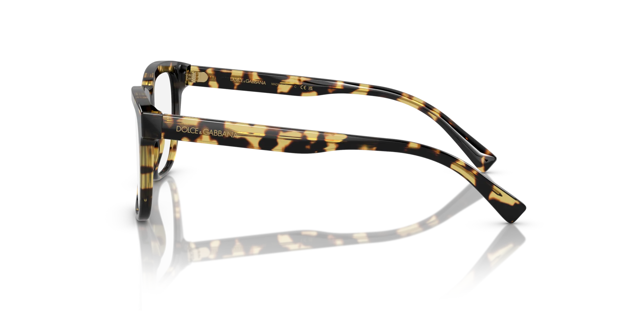 Dolce & Gabbana DX3356 512 Montature da vista Acetato Tartaruga Trasparente Squadrata Normale - immagine 4