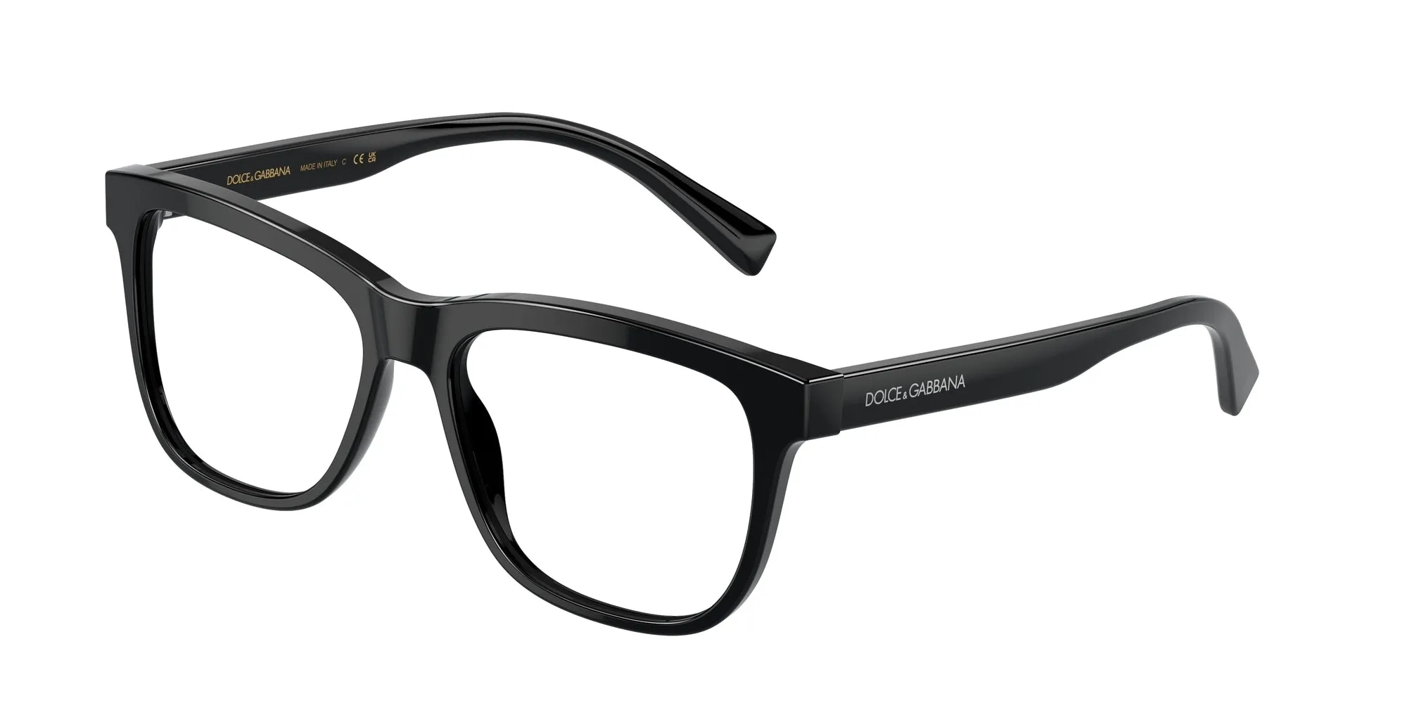 Dolce & Gabbana DX3356 501 Montature da vista Acetato Nero Squadrata Normale - immagine 1