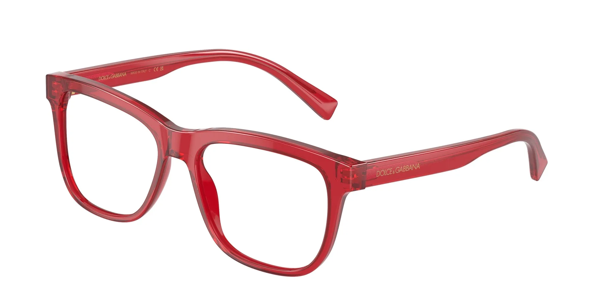Dolce & Gabbana DX3356 3409 Montature da vista Acetato Rosso Squadrata Normale - immagine 1