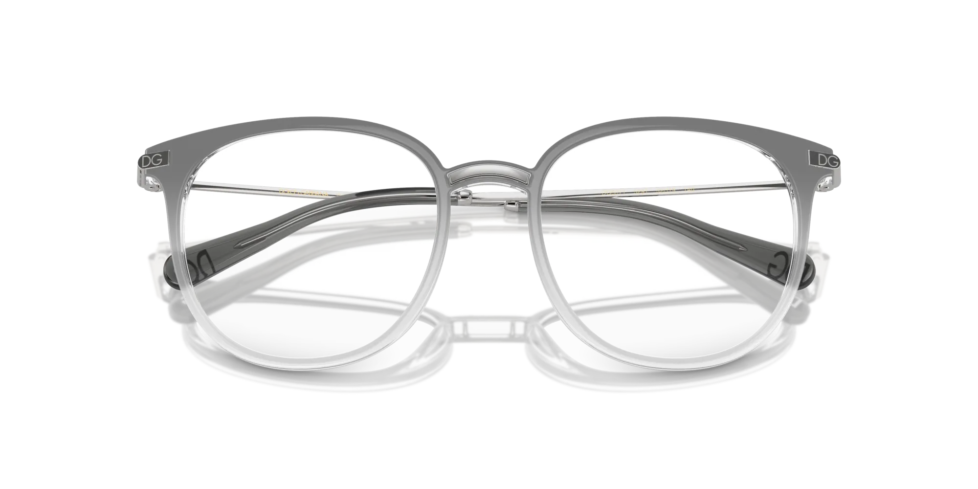 Dolce & Gabbana DG5071 3291 Montature da vista Iniettato Grigio Trasparente Pantos Normale - immagine 2