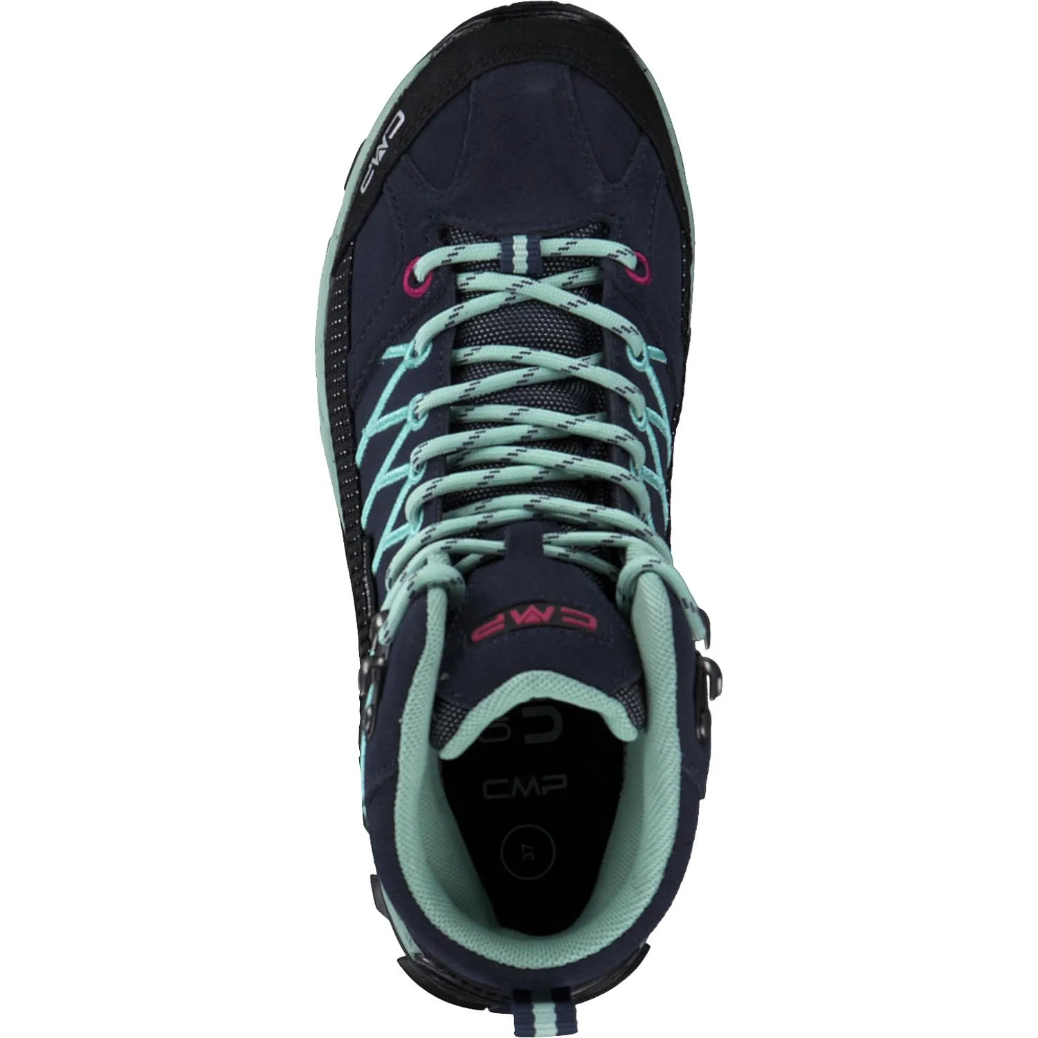 CMP Rigel Mid Wmn Trekking Shoes Wp, Scarpe da trekking Donna, Blue Acqua, 41 EU - immagine 2