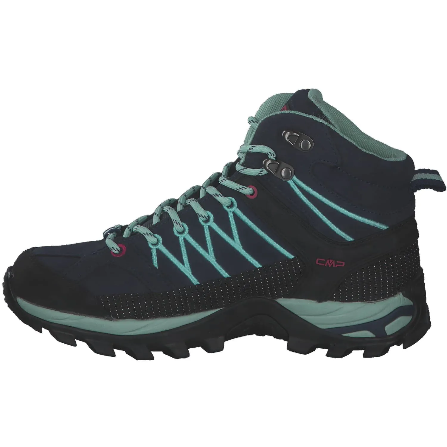 CMP Rigel Mid Wmn Trekking Shoes Wp, Scarpe da trekking Donna, Blue Acqua, 41 EU - immagine 3